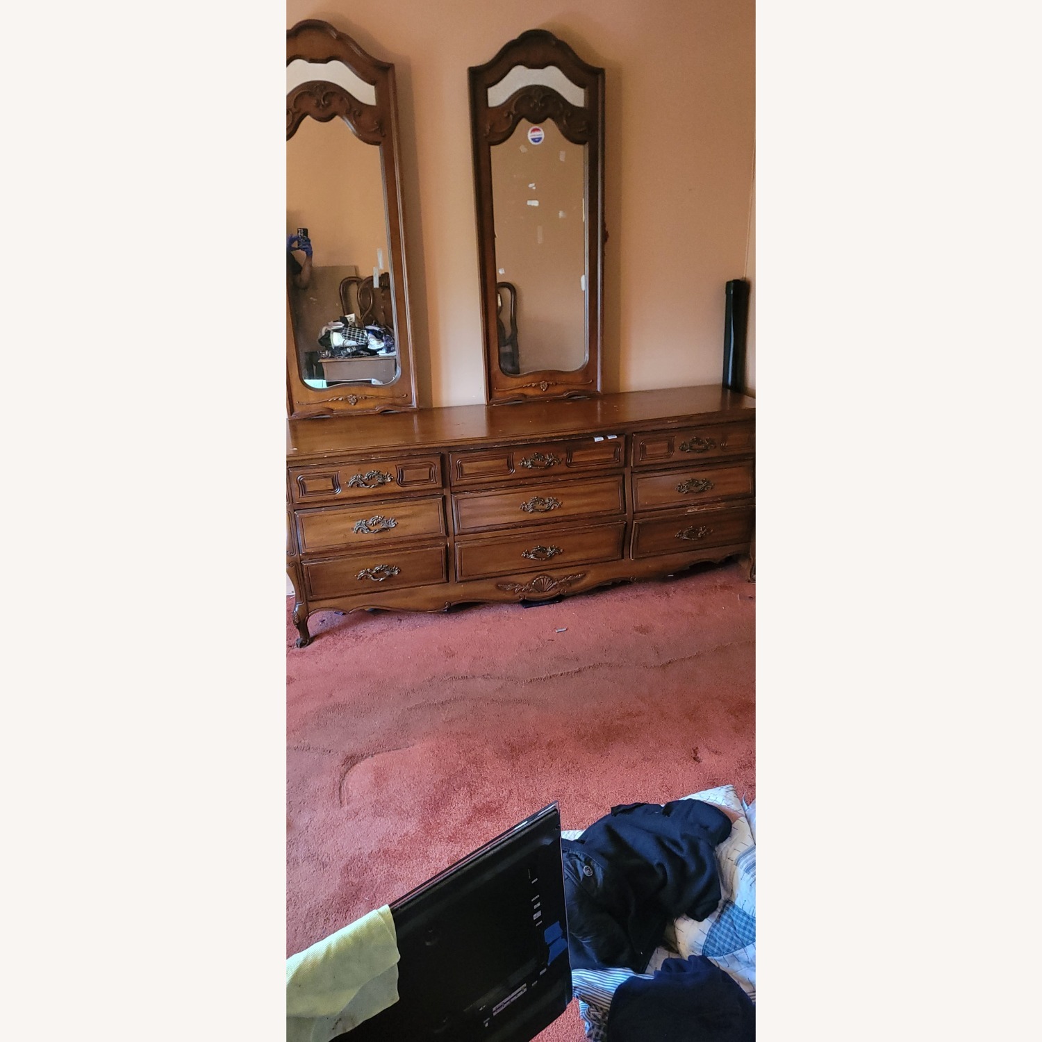 Vintage Robust Antique Dresser  - image-3