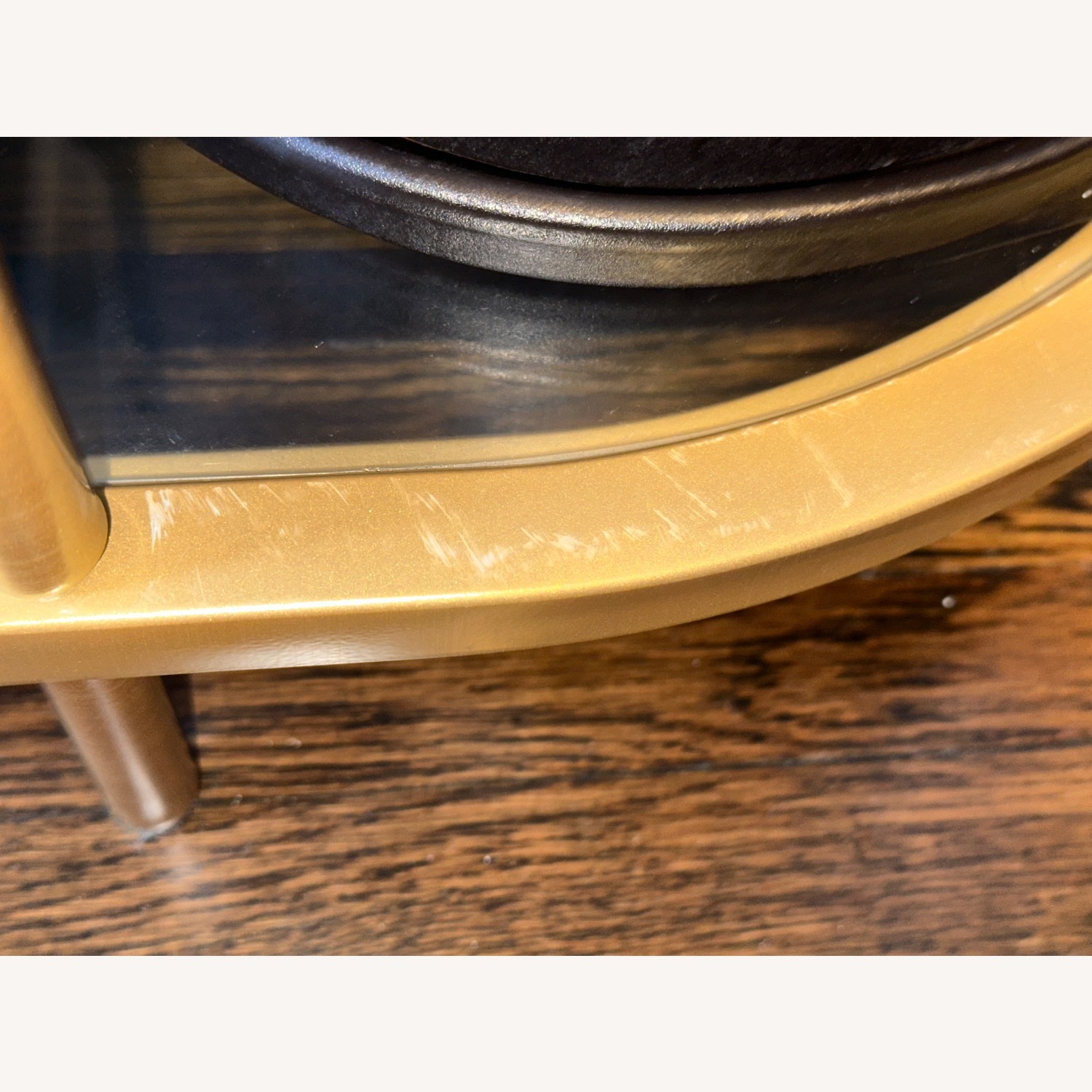 Wayfair Latitude Run Gold TV Stand for TVs up to 60” - image-3