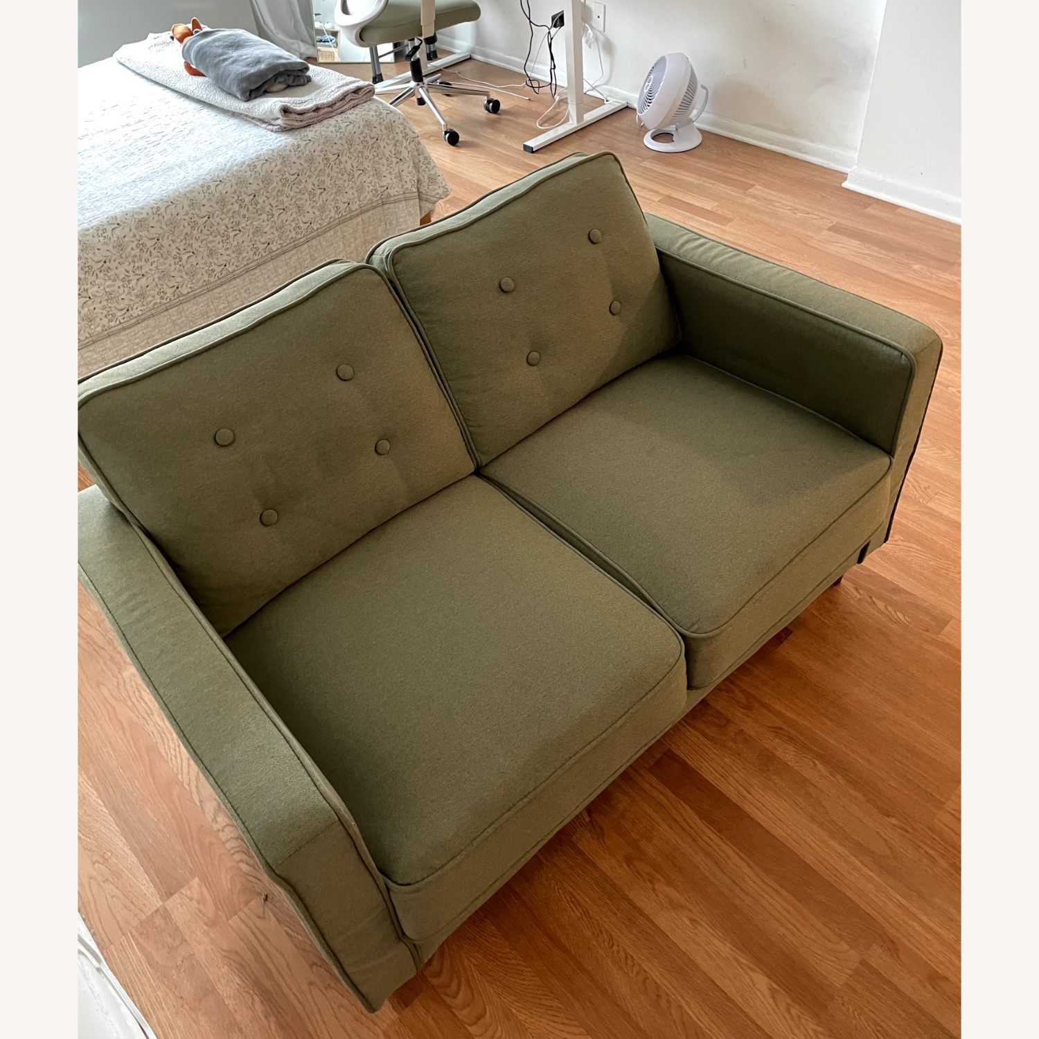 Target Zinus Lauren Loveseat Pear Green - image-3