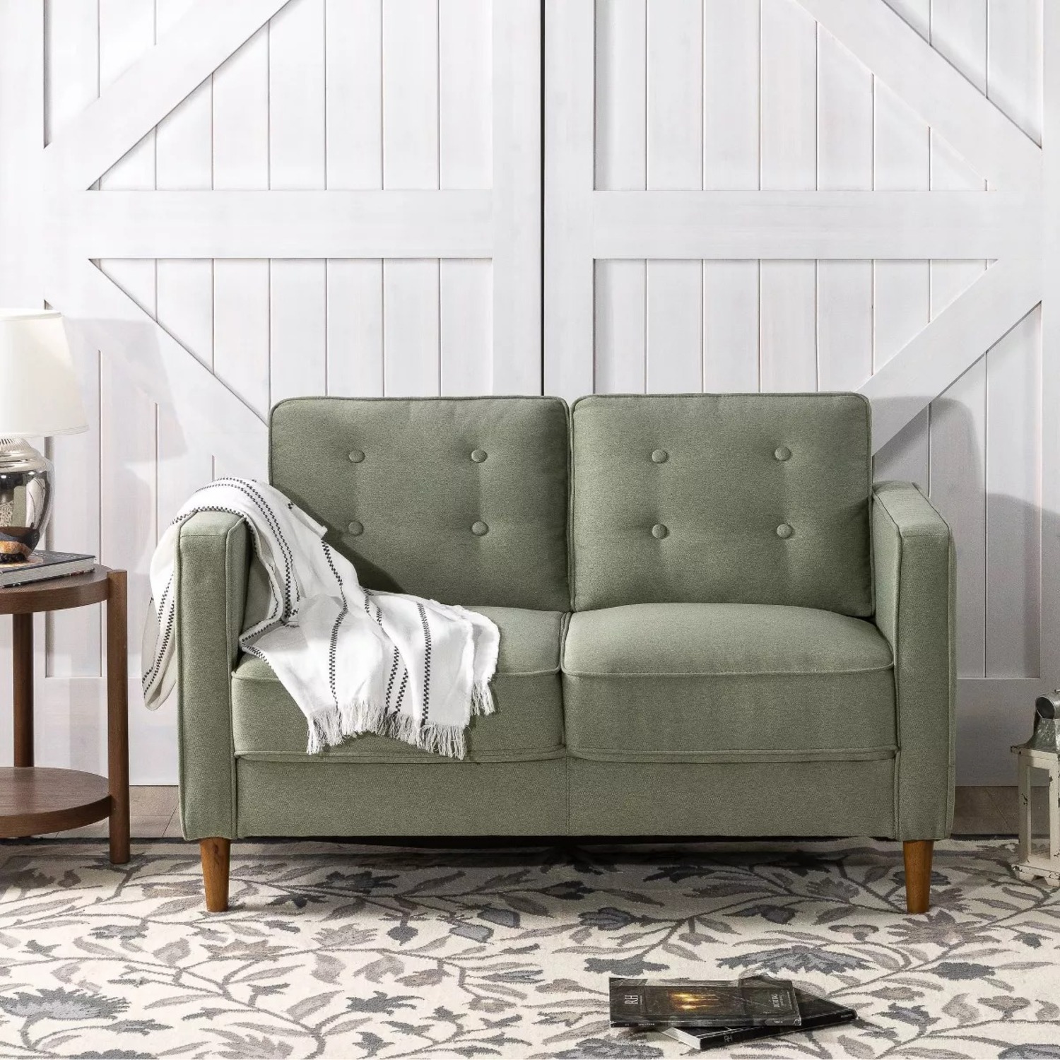 Target Zinus Lauren Loveseat Pear Green - image-1