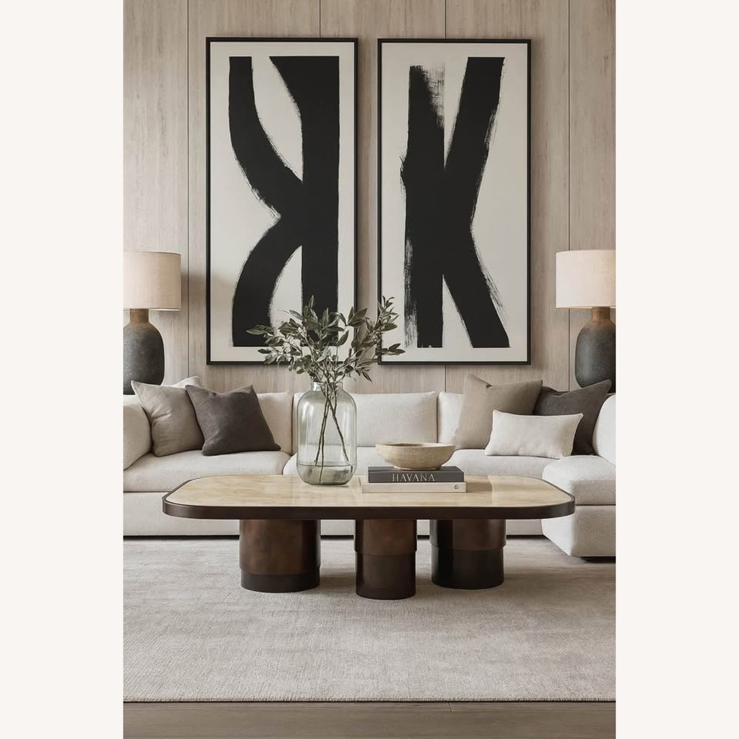 Restoration Hardware Onyx Tropez Coffee Table 76” Honey Onyx - image-0