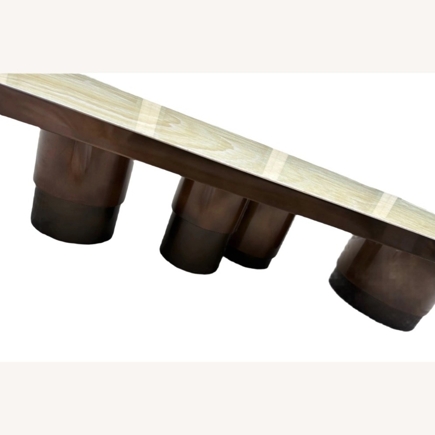 Restoration Hardware Onyx Tropez Coffee Table 76” Honey Onyx - image-12