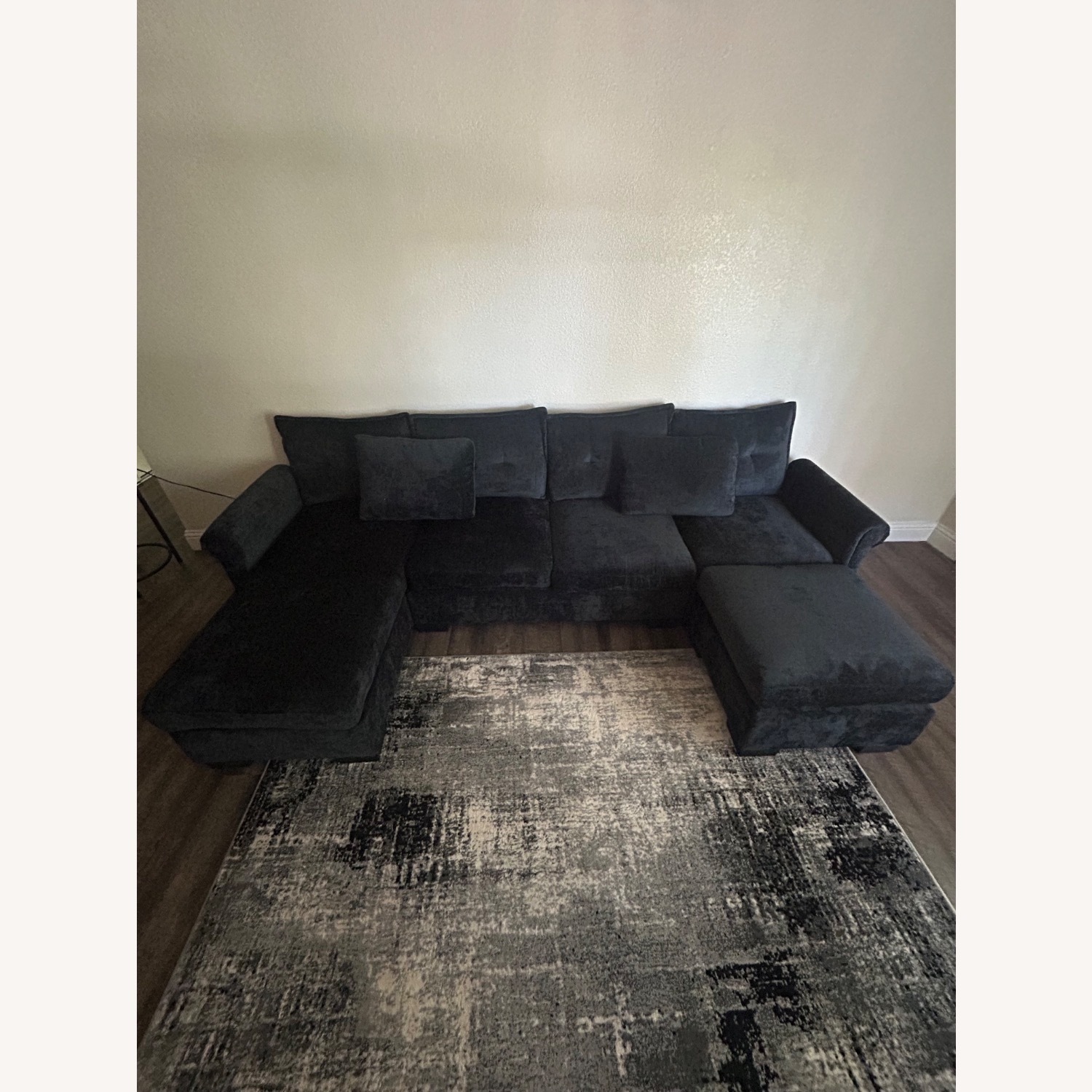 Wayfair Latitude Run Sectional Couch With Double Chaise - image-1