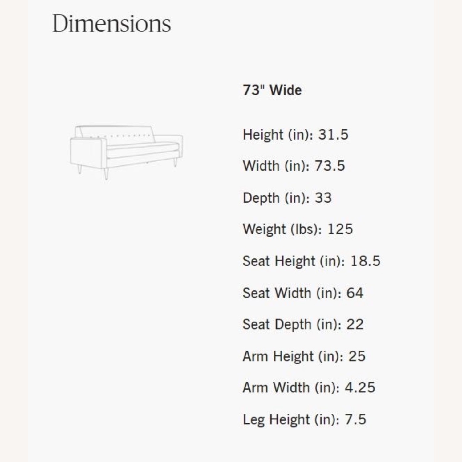 Design Within Reach Bantam Sofa - image-2