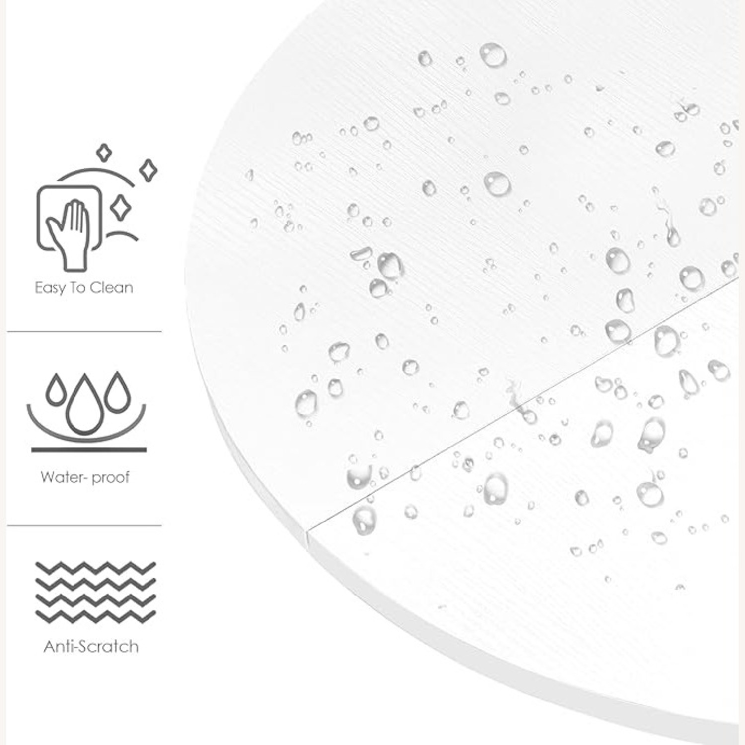 White Round Table - image-2