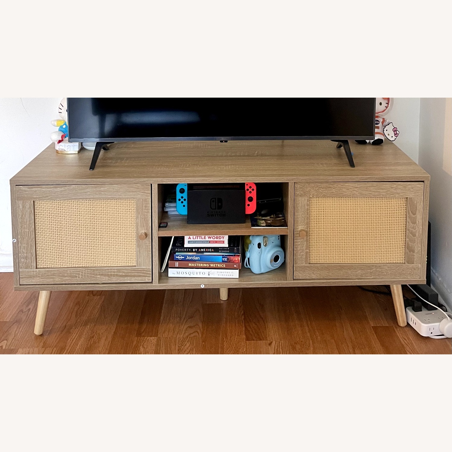 Rattan TV Stand / Media Console - image-2
