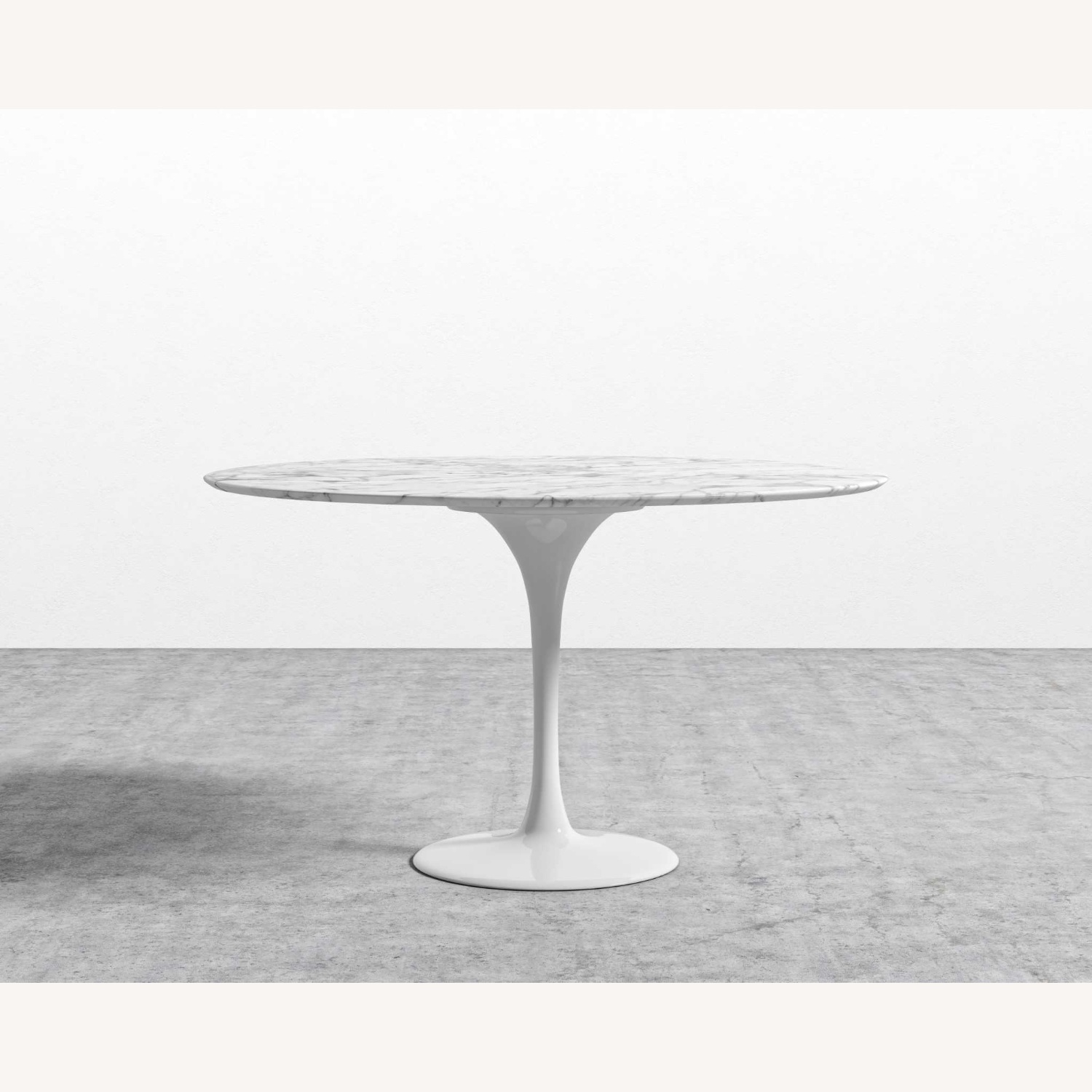 Tulip Table Round - Carrara Table - image-5