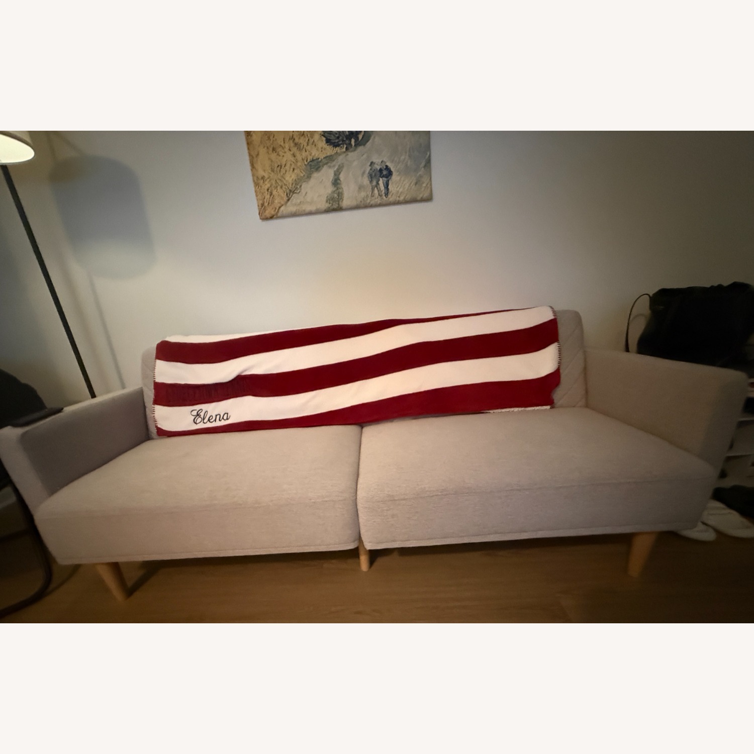 Light Gray Fulton Sofa - image-3