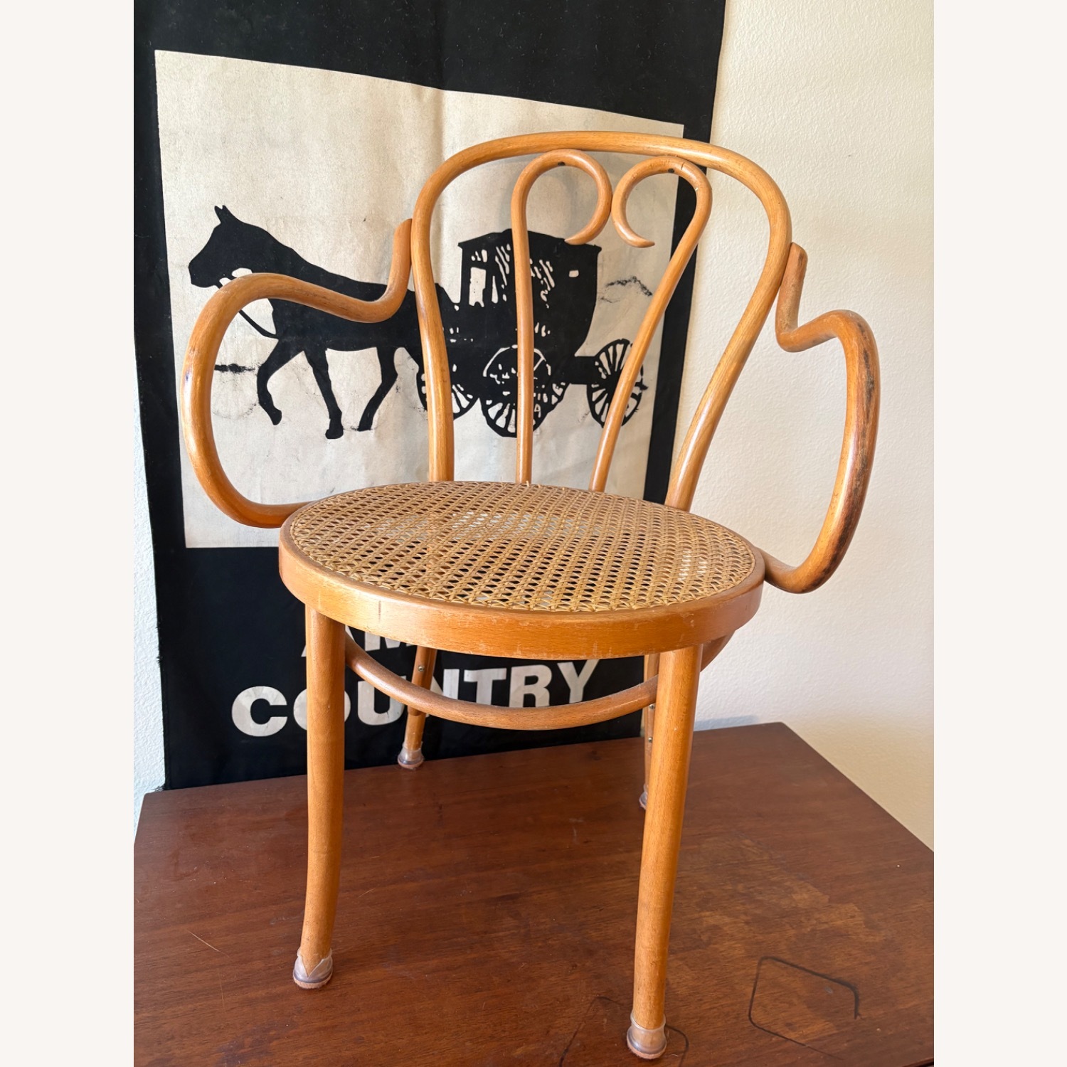 Set/4 Signed Rodomsko Bentwood Armchairs - AptDeco