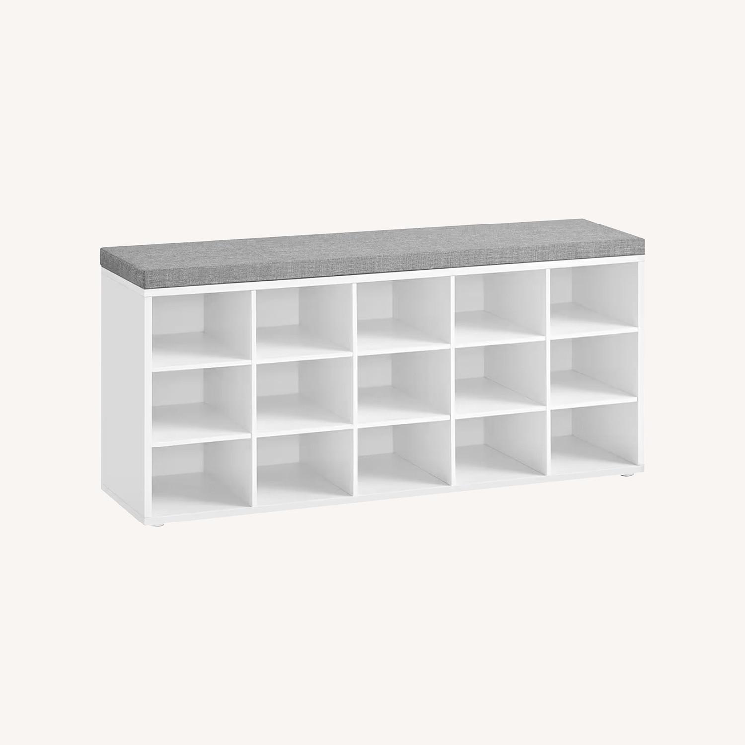 Shoe Bench with Cushion - image-0