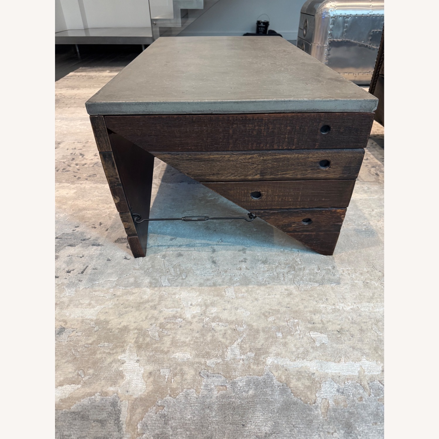 ABC Home Industrial "Edge" Coffee Table - image-4