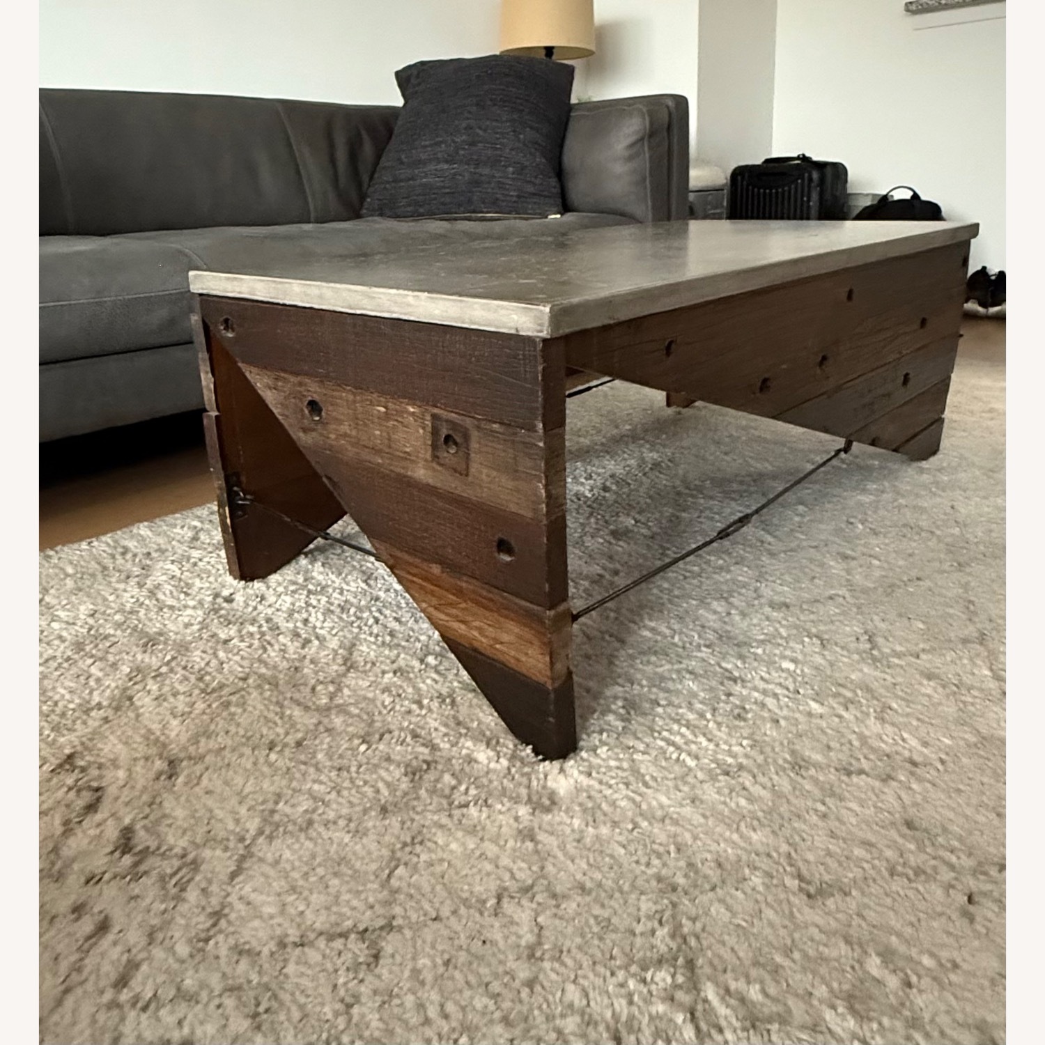 ABC Home Industrial "Edge" Coffee Table - image-1