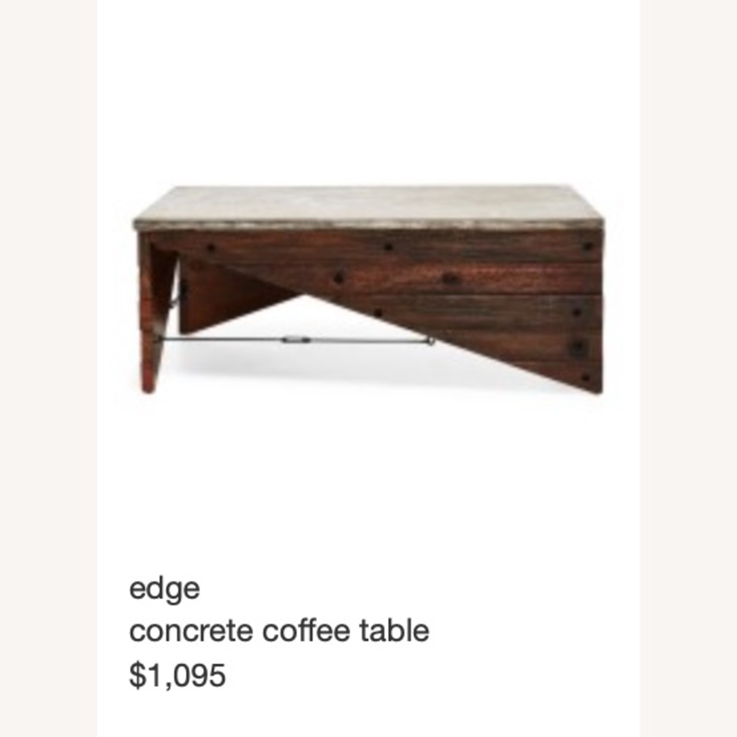 ABC Home Industrial "Edge" Coffee Table - image-6
