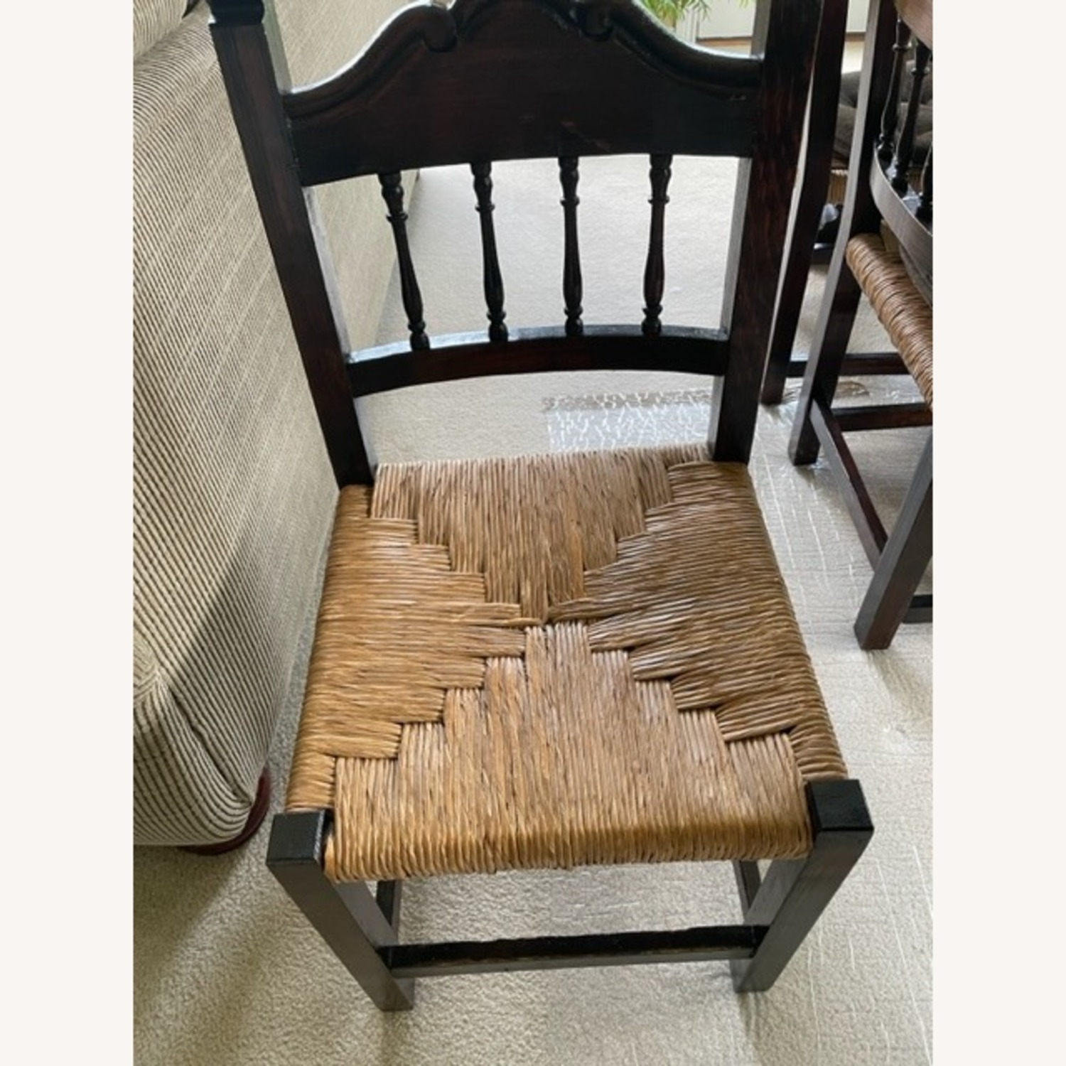 Refractory Dining Table Nine Matching Chairs - image-2