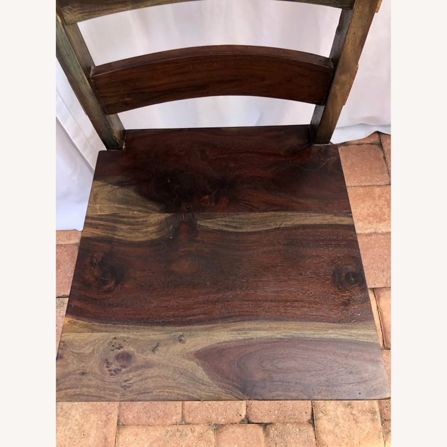 One Indian Rosewood Dining Chair - image-6