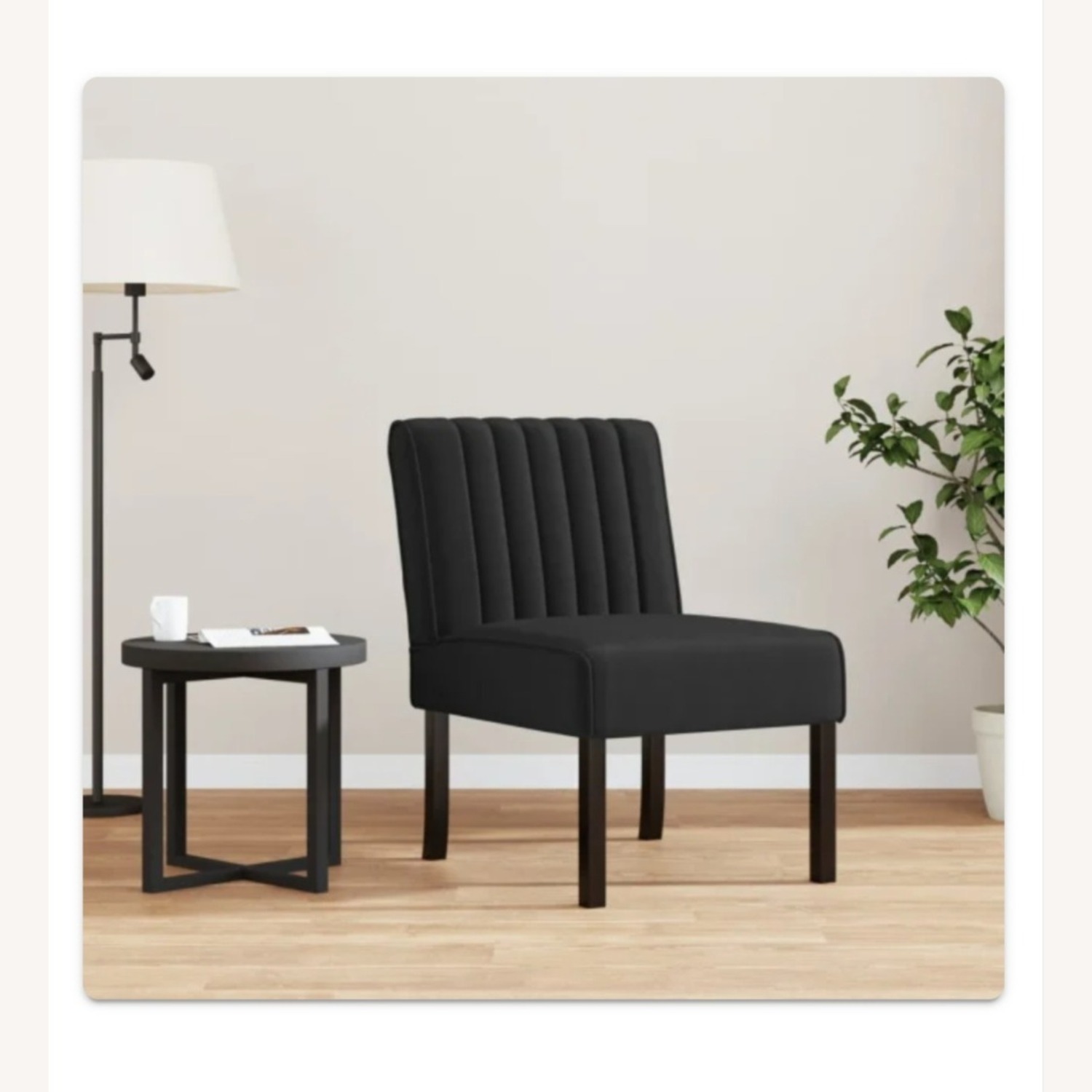 Comfortable Upholstered Slipper Chair - image-2