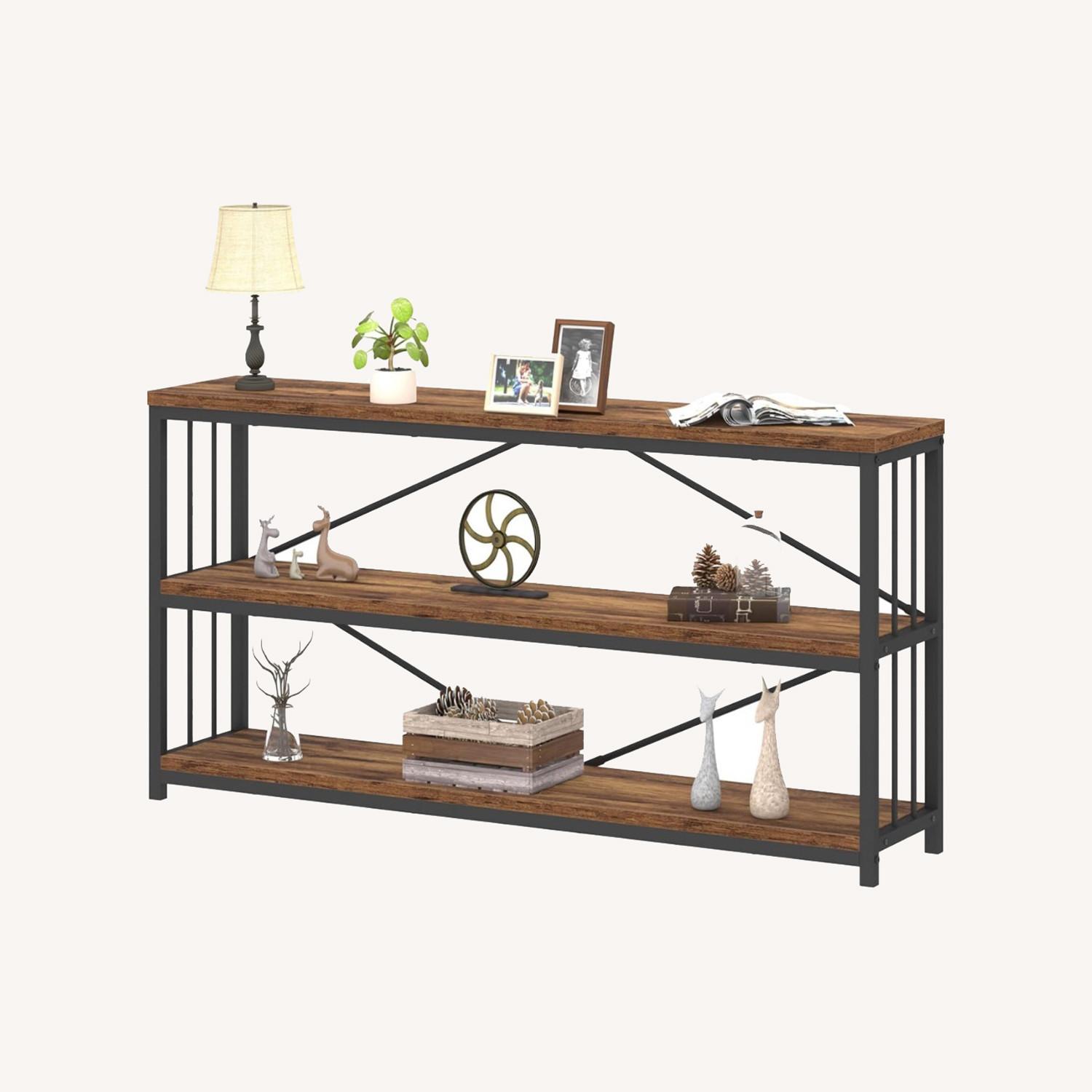 LVB Rustic 3 Tier Entryway Table - image-0