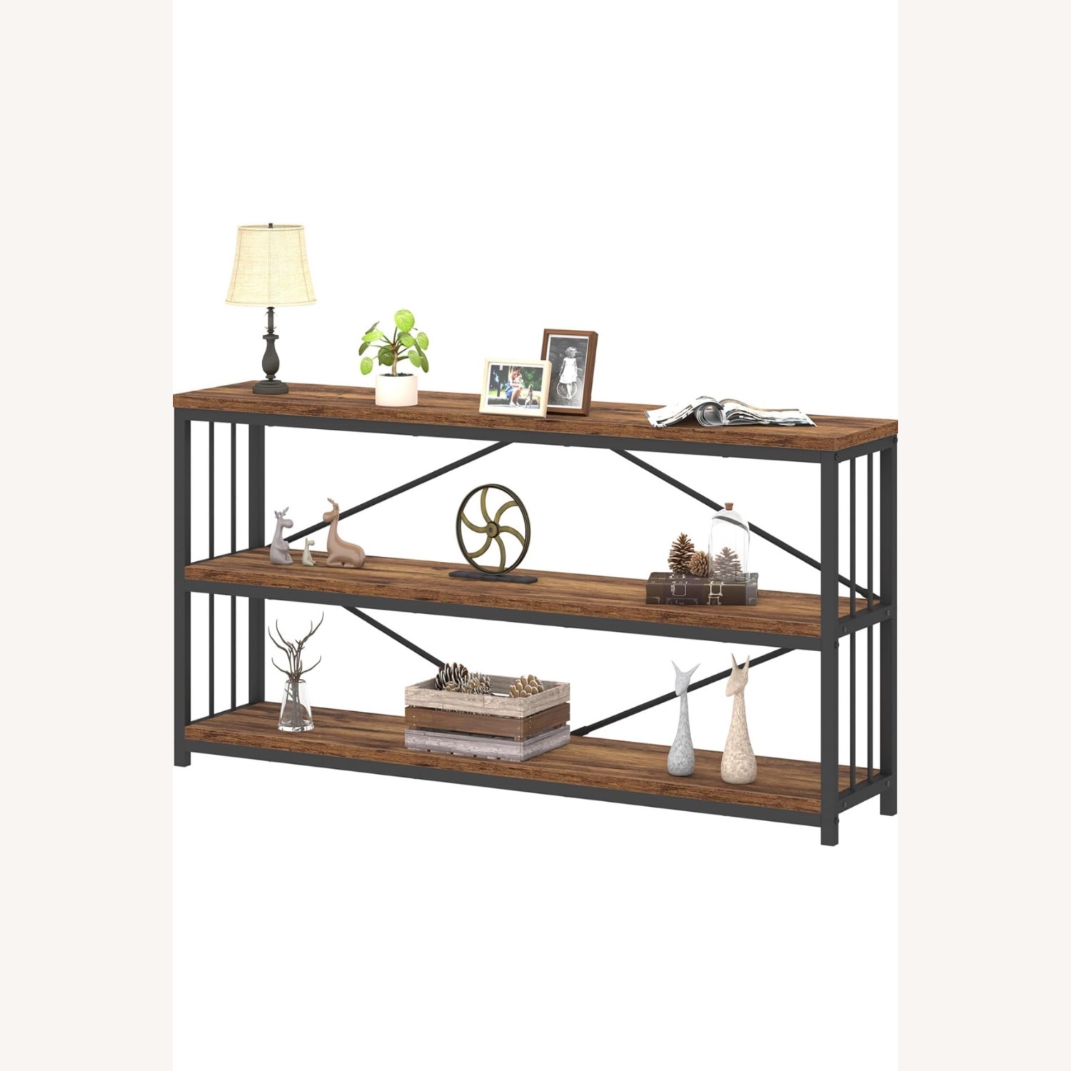 LVB Rustic 3 Tier Entryway Table - image-3