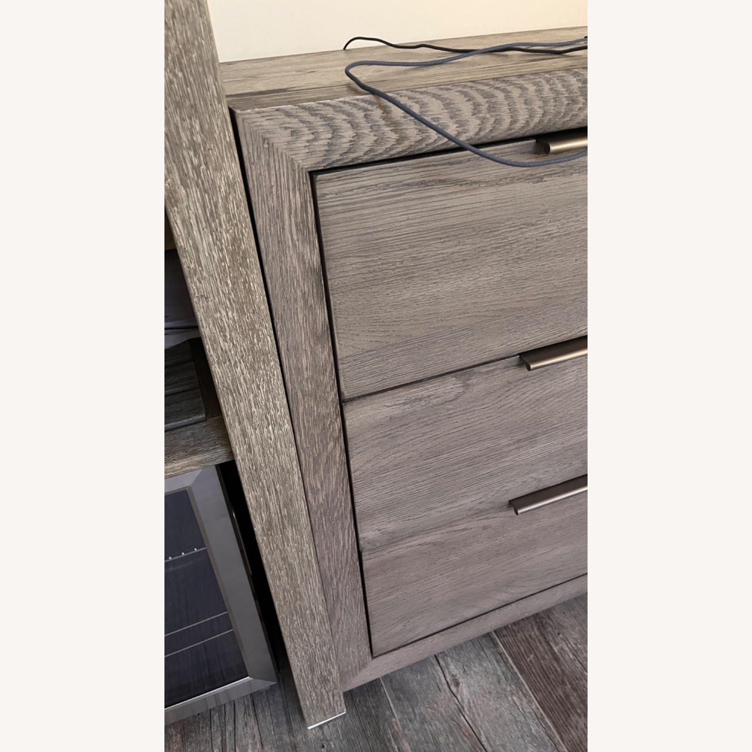 Restoration Hardware Machinto 9-Drawer Dresser in Grey Oak - AptDeco