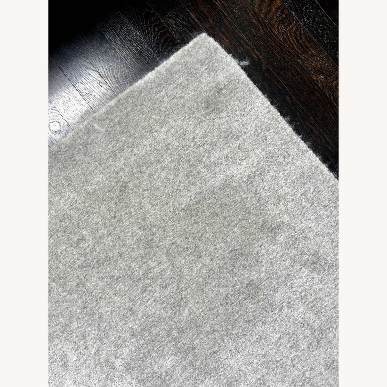 CB2 Ruena Handloomed Rug Light Grey 10x14 - image-3