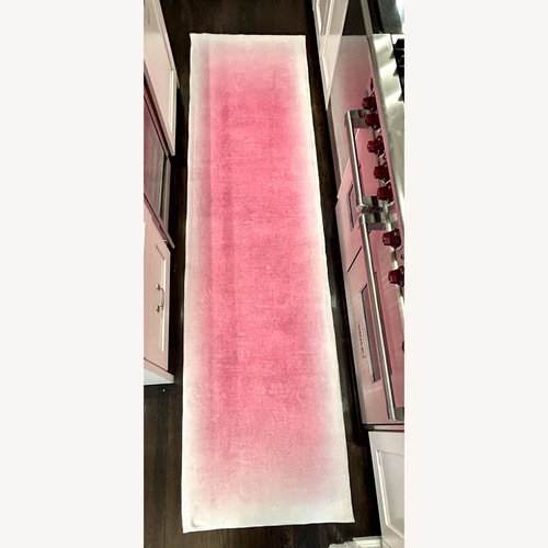 Used Barbie™ Pink Ombre Premium Rug 2.5x10 for sale on AptDeco