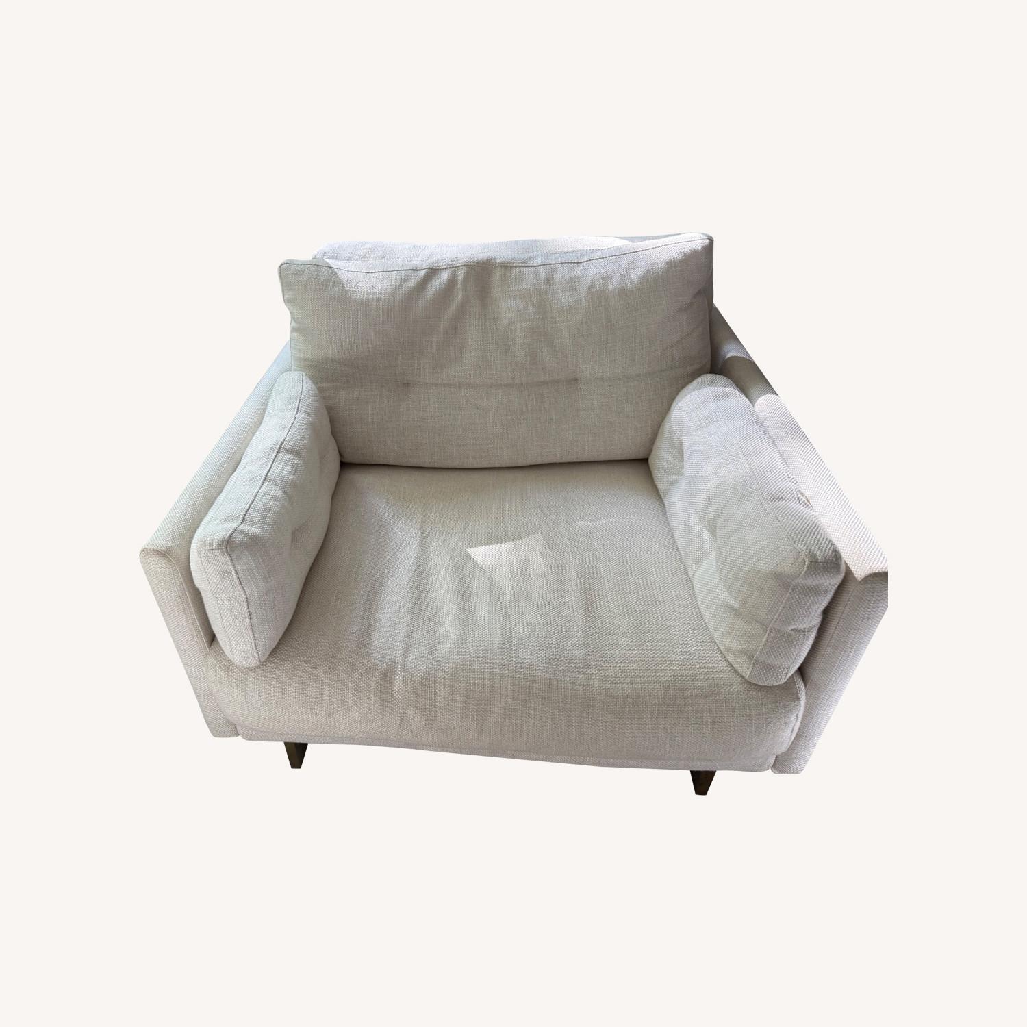 Jonathan Adler Wright Armchair in Dunbar Sand - image-0