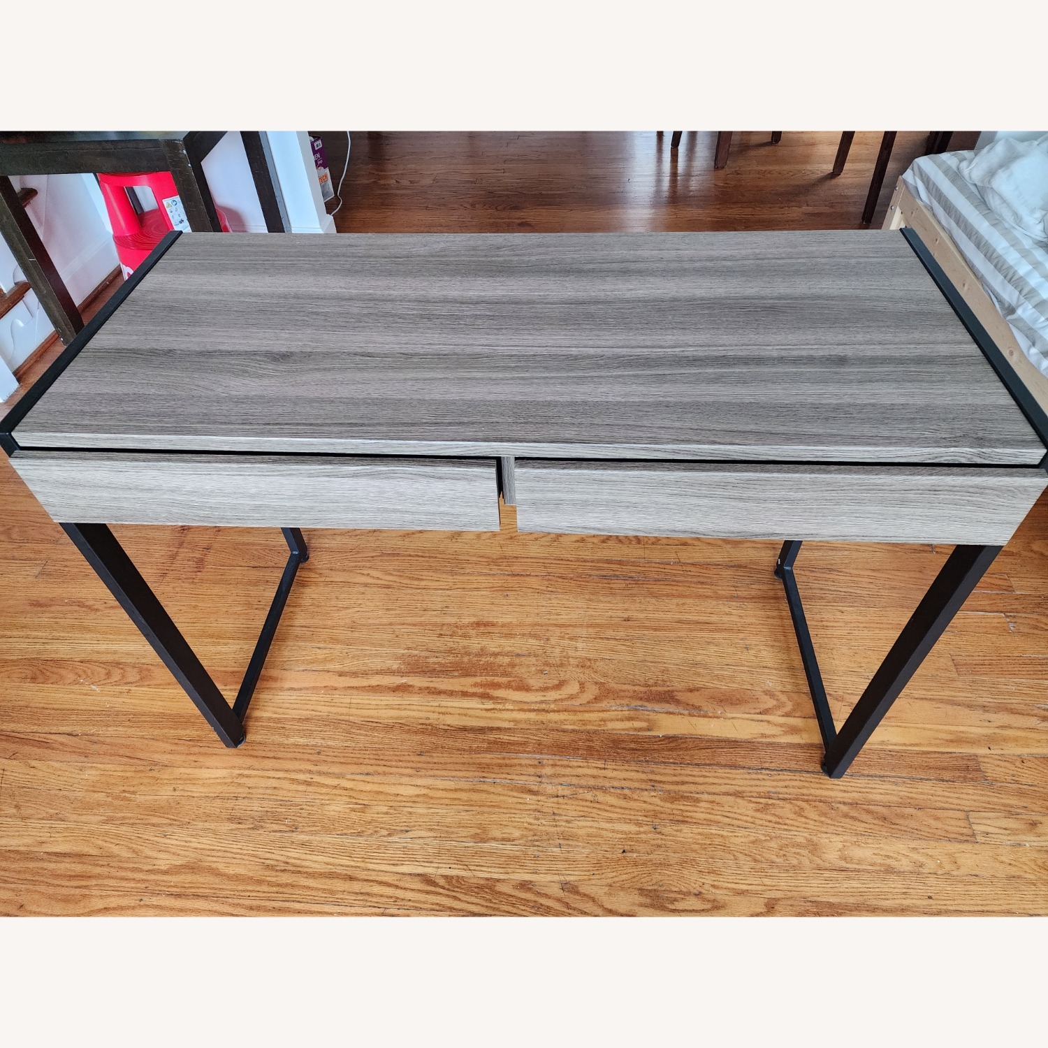 IKEA Modern Desk with Storage Drawers - image-1