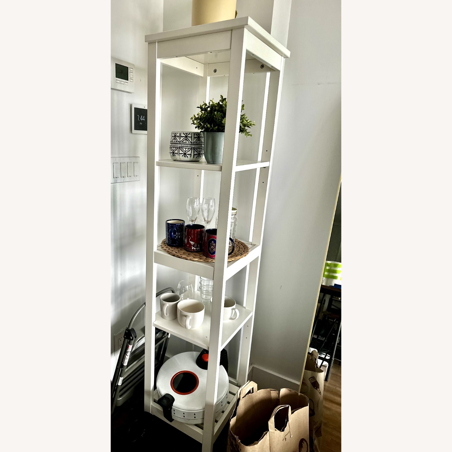IKEA HEMNES Shelf Unit Storage , White - image-2