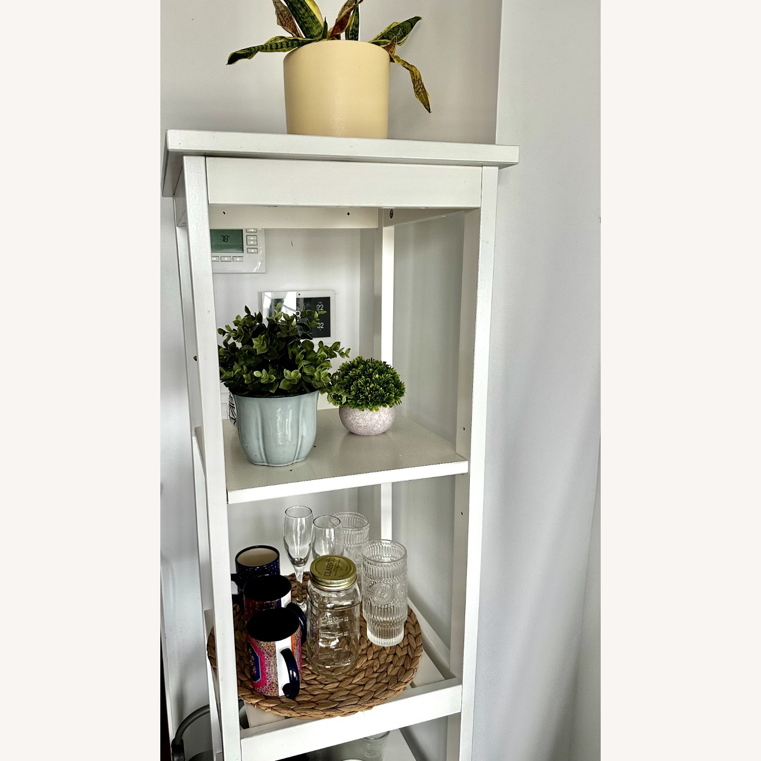 IKEA HEMNES Shelf Unit Storage , White - image-3