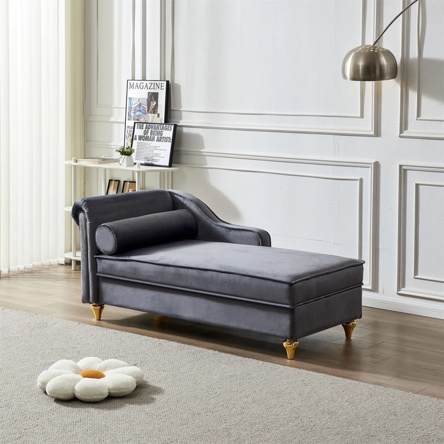 Modern Upholstery Chaise Lounge Chair - image-4