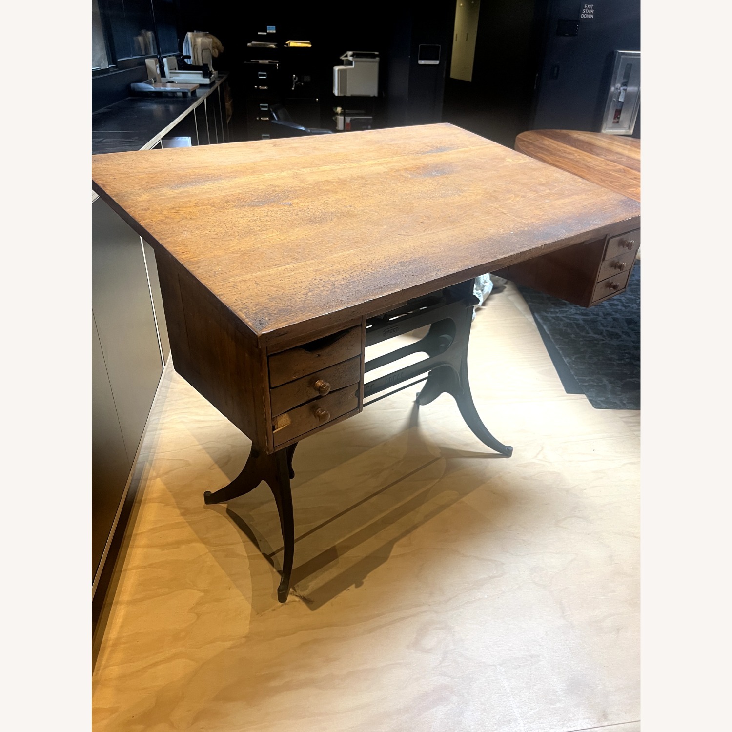 Vintage Architect/Drafting Table - image-1