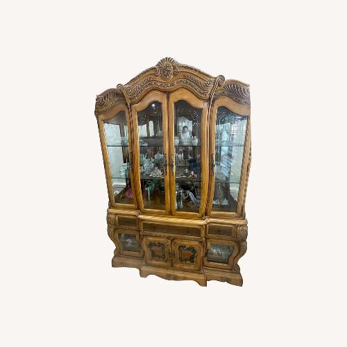 Used Michael Amini Trevi China Cabinet for sale on AptDeco
