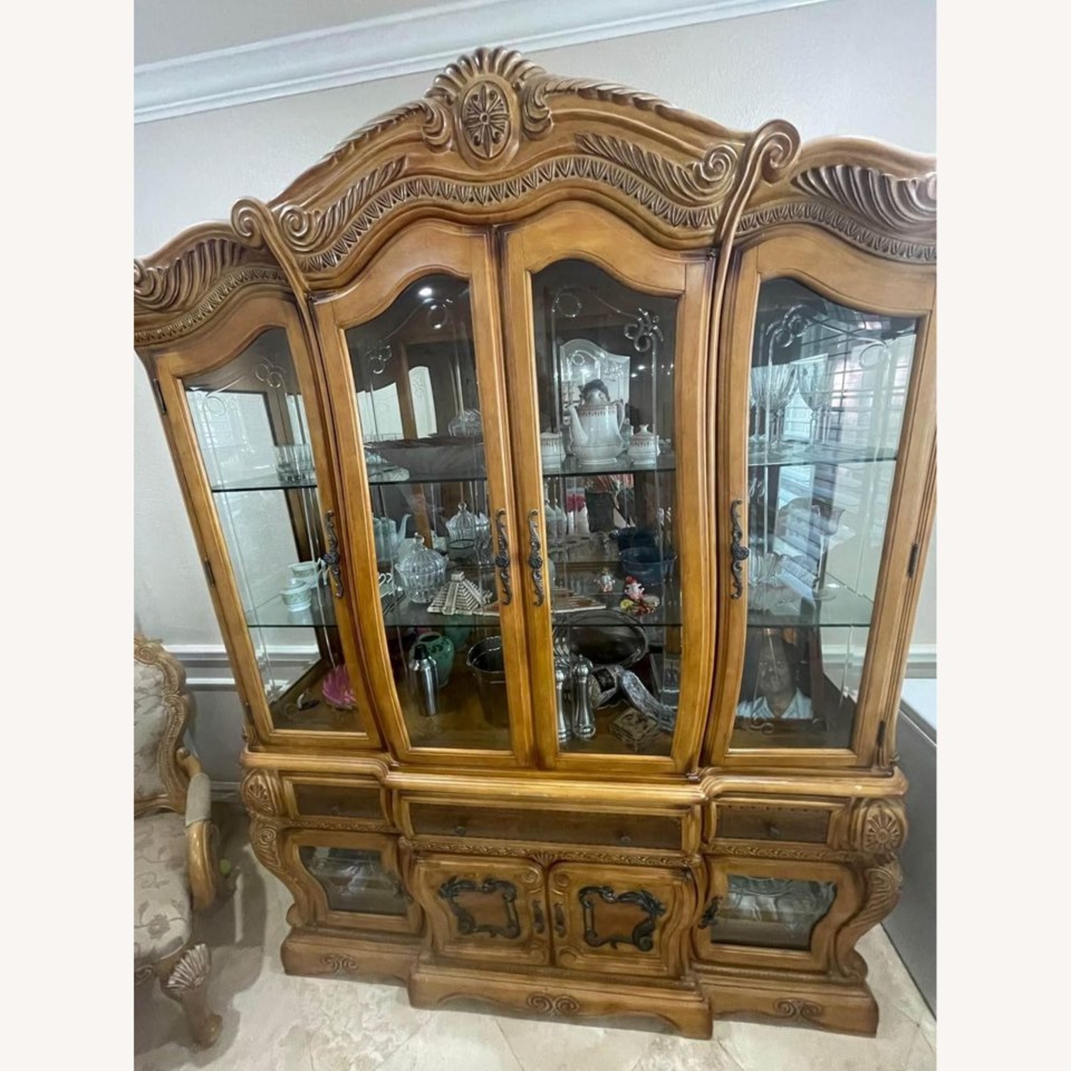 Michael Amini Trevi China Cabinet - image-1