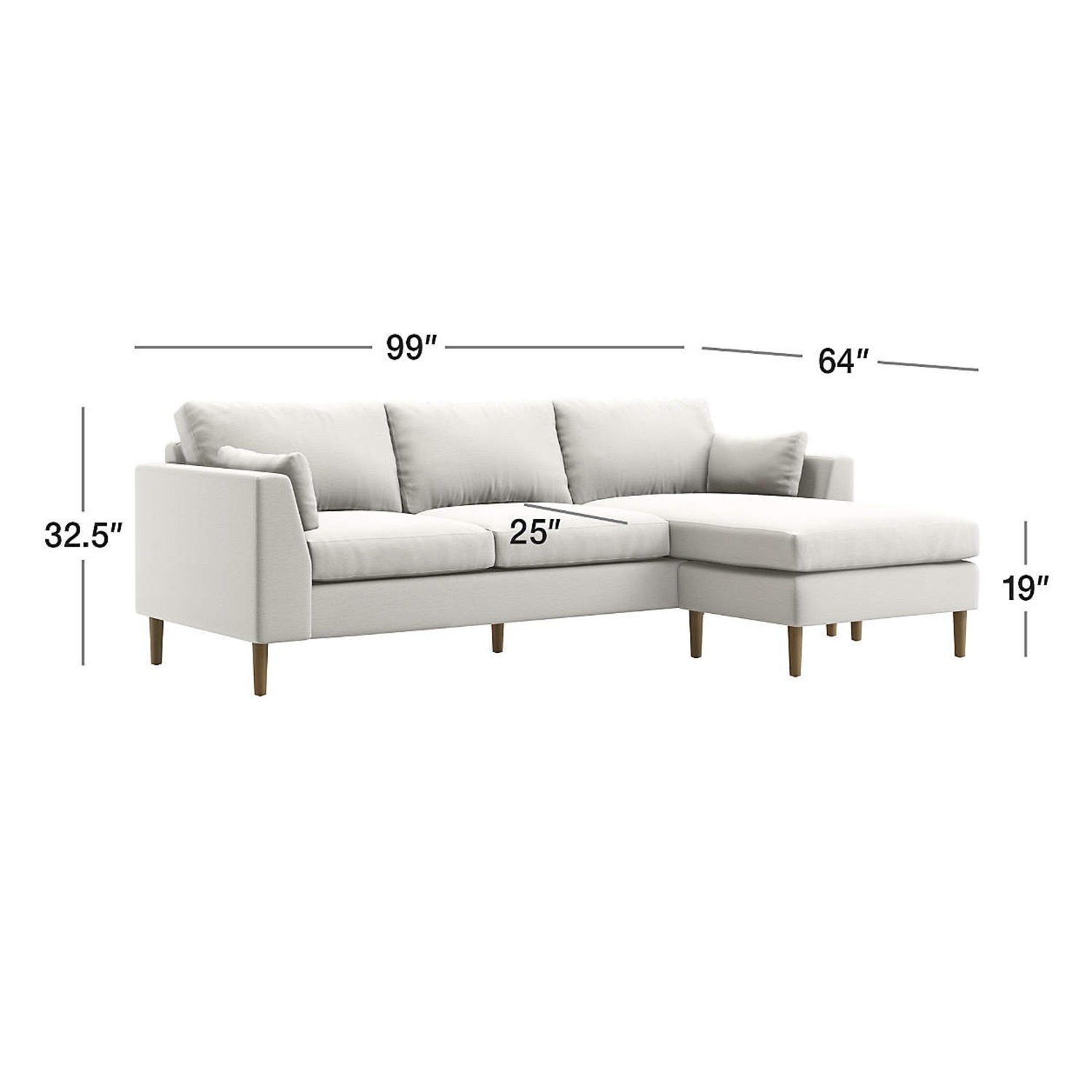 Crate & Barrel Avondale Couch - image-2