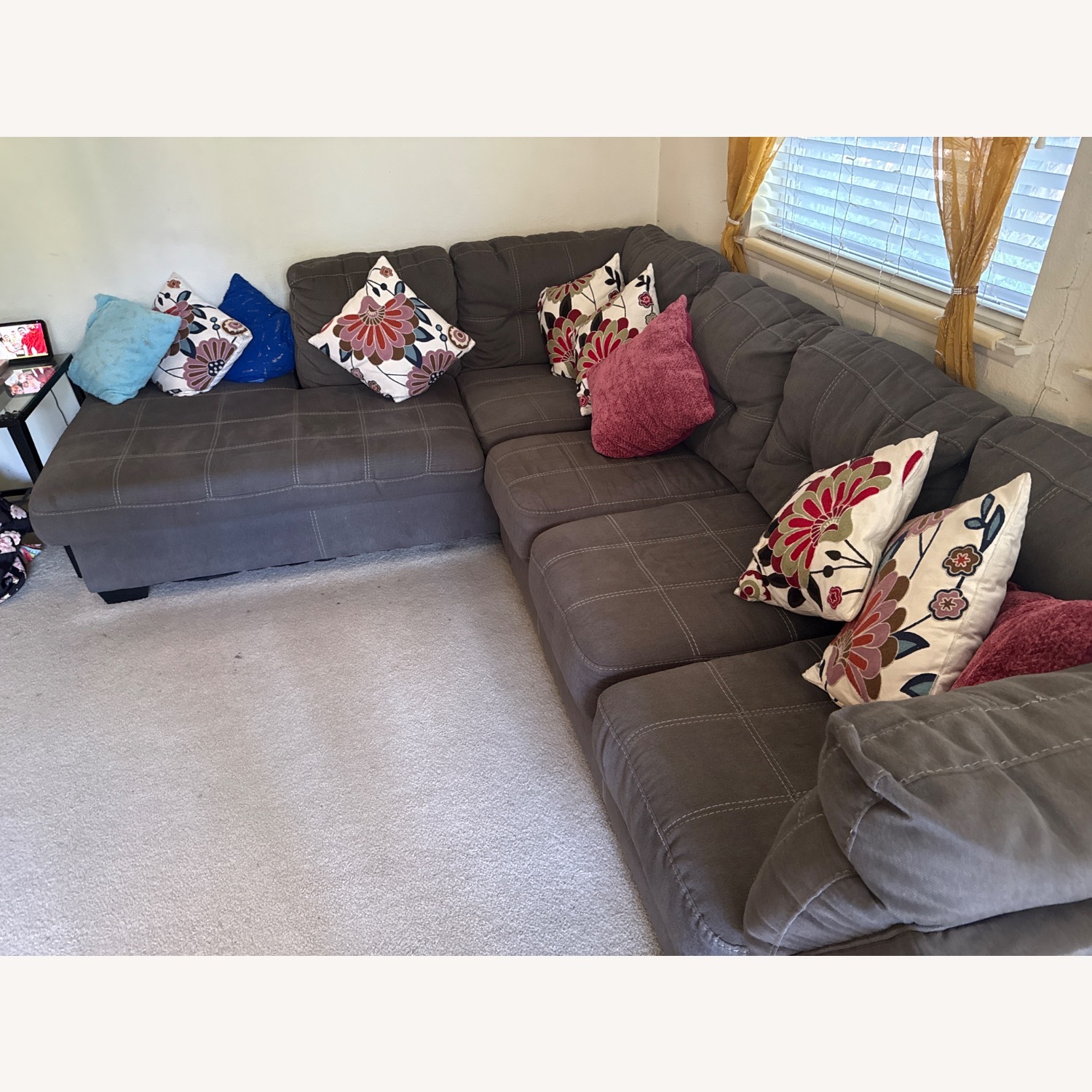 Ashley Sectional Sofa L Shaped - image-3