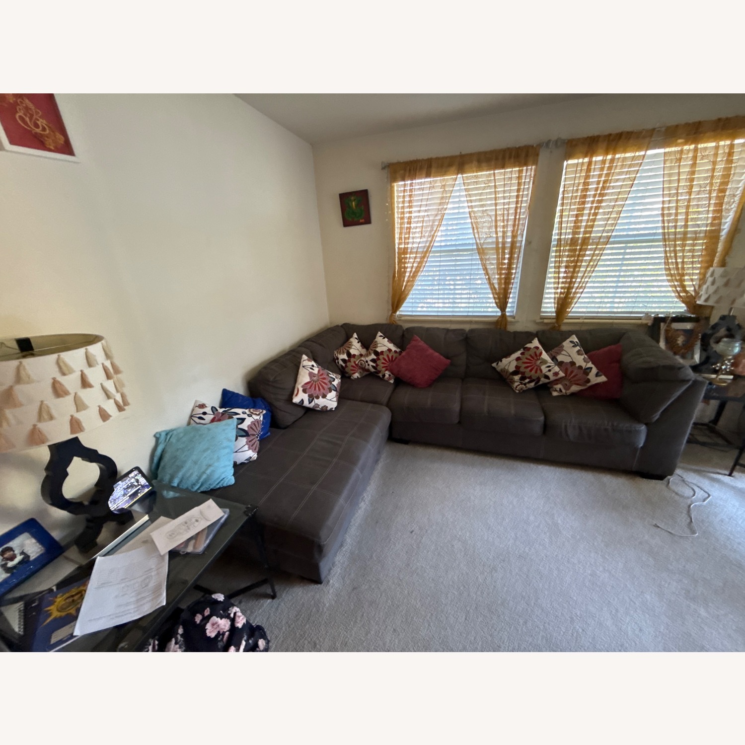 Ashley Sectional Sofa L Shaped - image-1