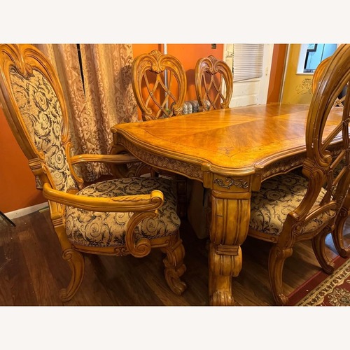 Used Michael Amini Venetian Dining Set for sale on AptDeco