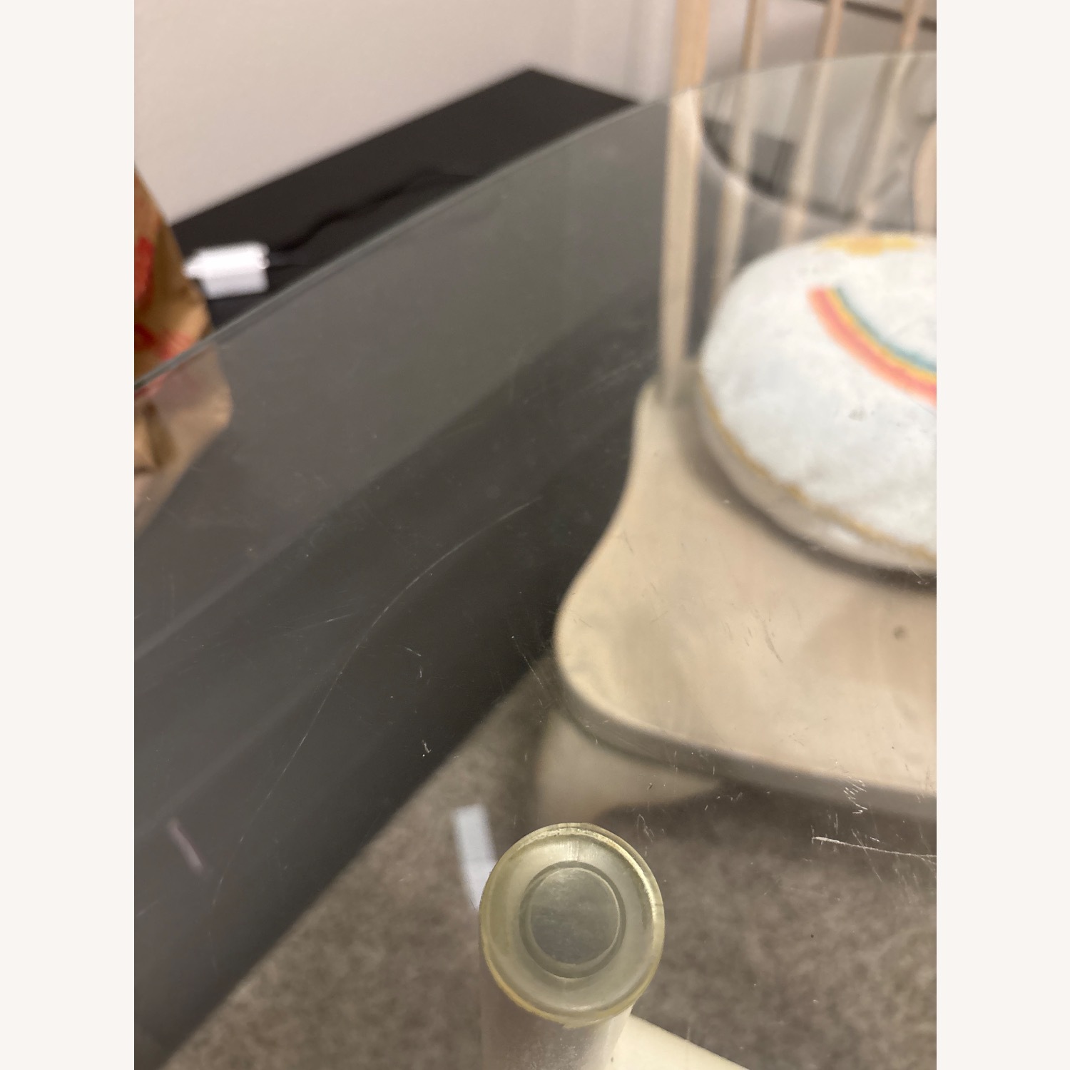 Wood Chairs and Glass Table - image-4