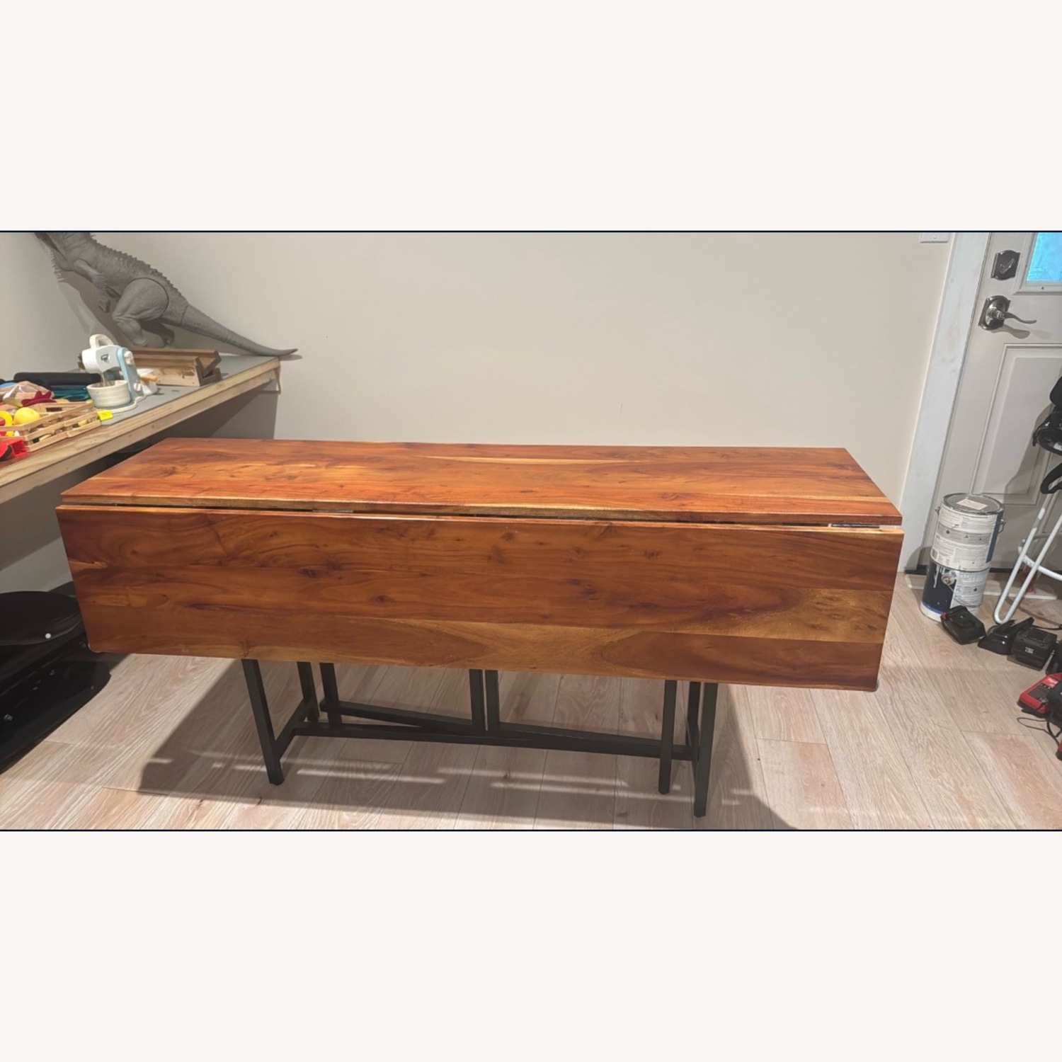 Crate &amp; Barrel Origami Drop Leaf Table - AptDeco