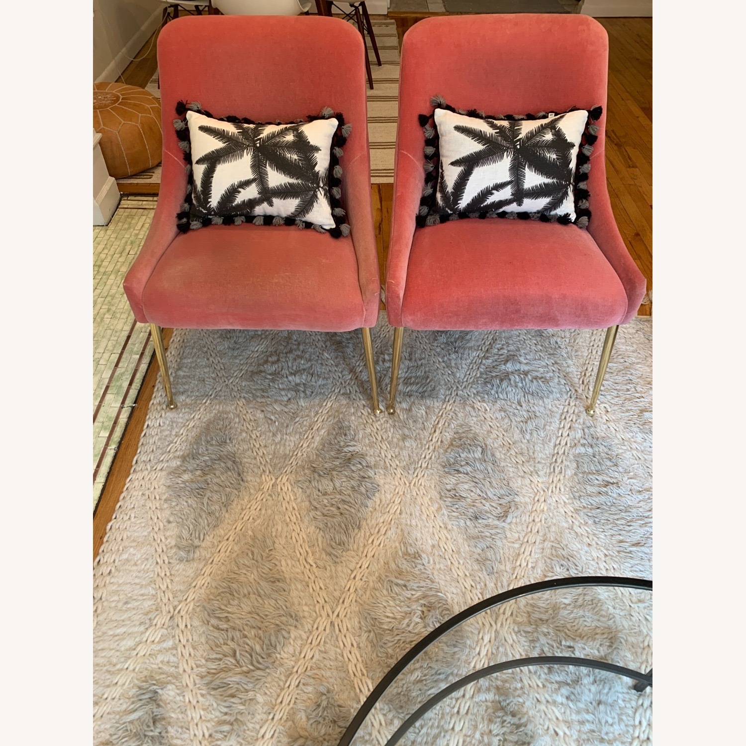 Anthropologie Velvet Elowen Armchair Blossom - image-14