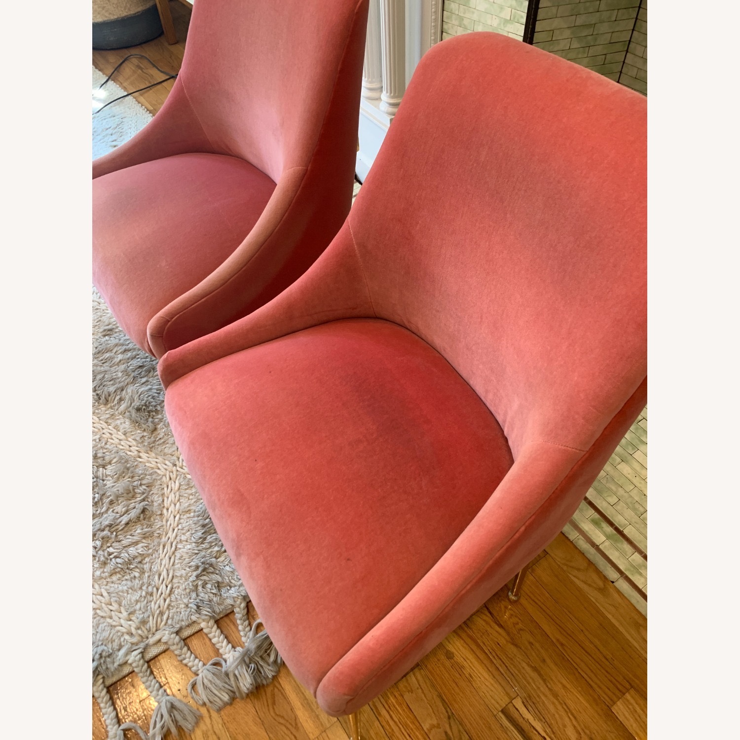 Anthropologie Velvet Elowen Armchair Blossom - image-10