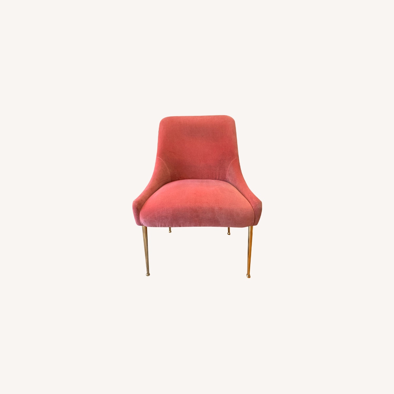 Anthropologie Velvet Elowen Armchair Blossom - image-4