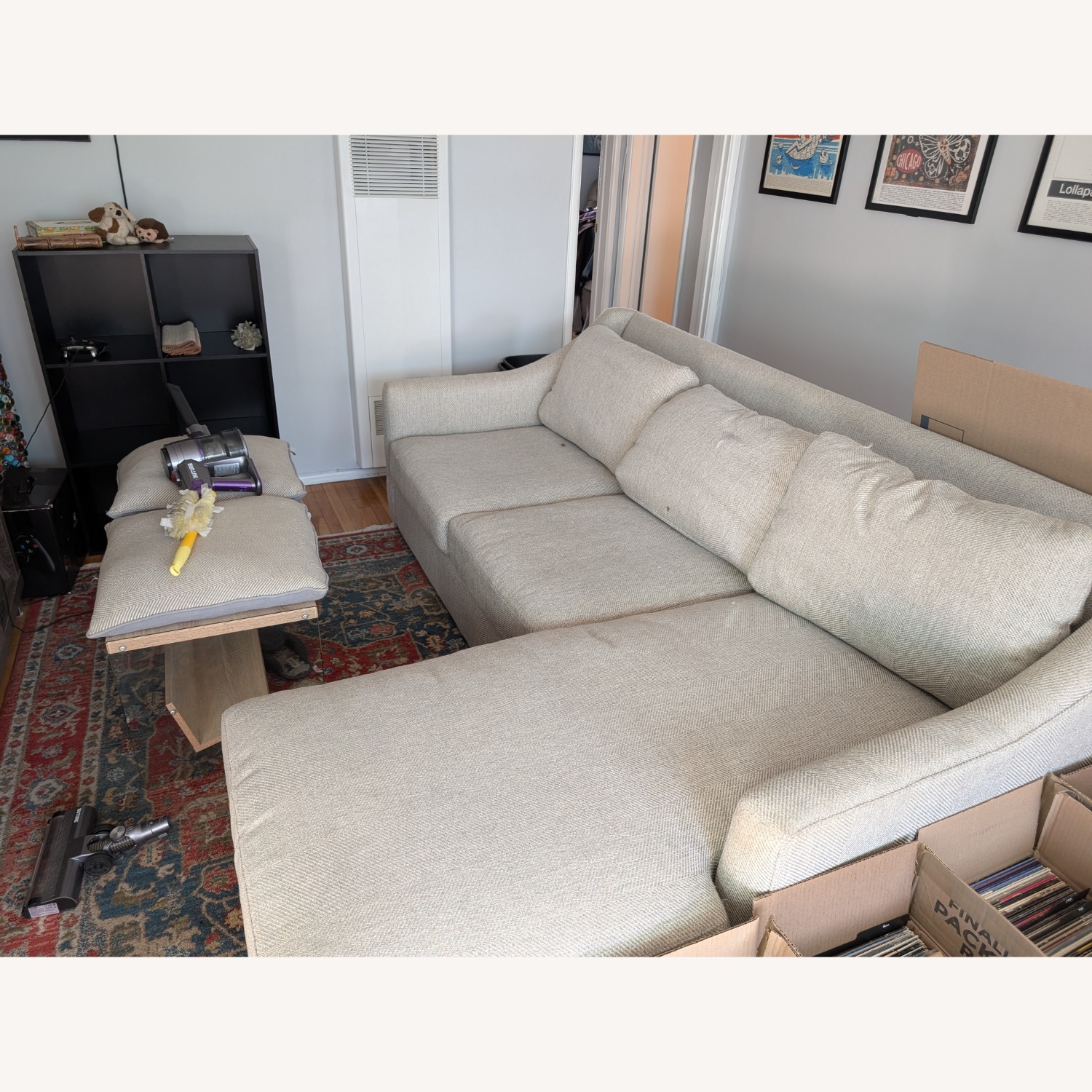 McCreary Modern Gray Sectional Sofa - image-7