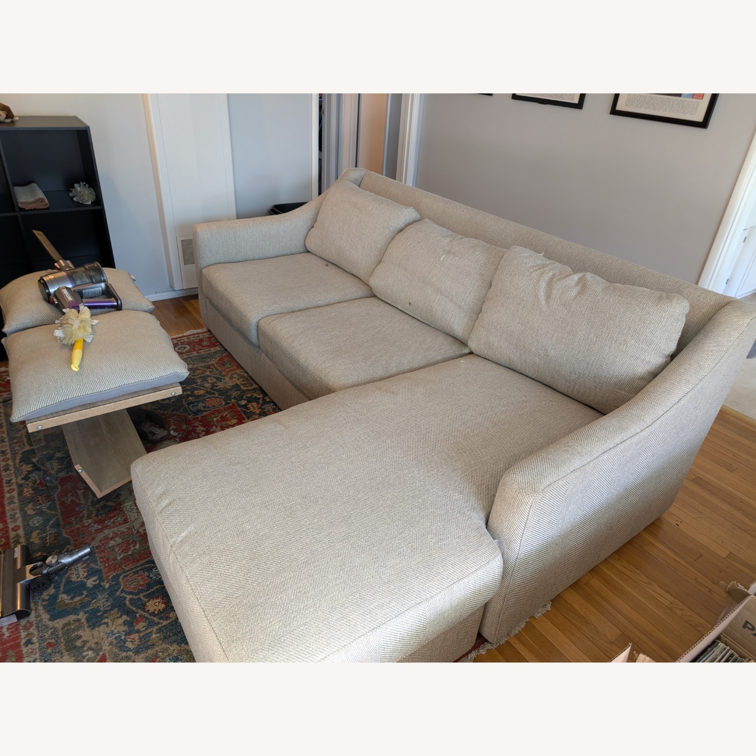 McCreary Modern Gray Sectional Sofa - image-5