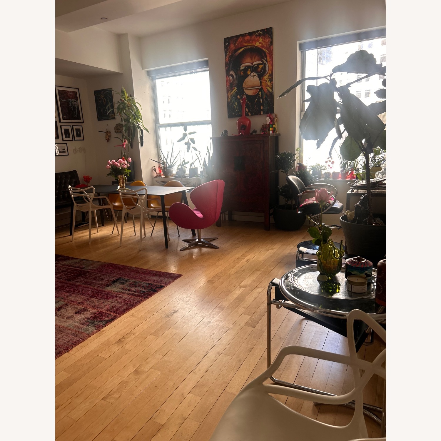 Design Within Reach Black Slim Dining Table  - image-3