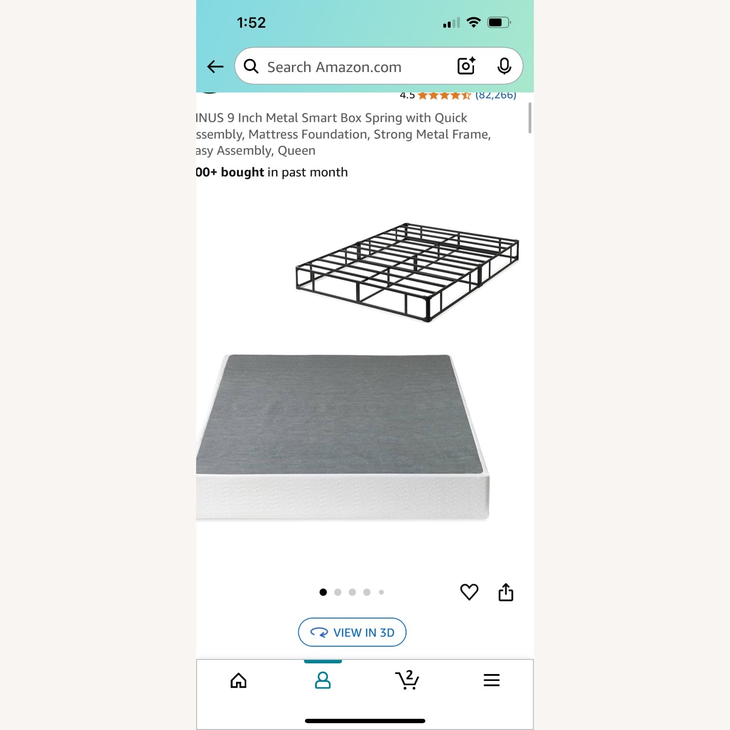 ZINUS Bed Frame - image-1