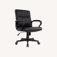 Tervina Black Ergonomic Swivel Manager Chair