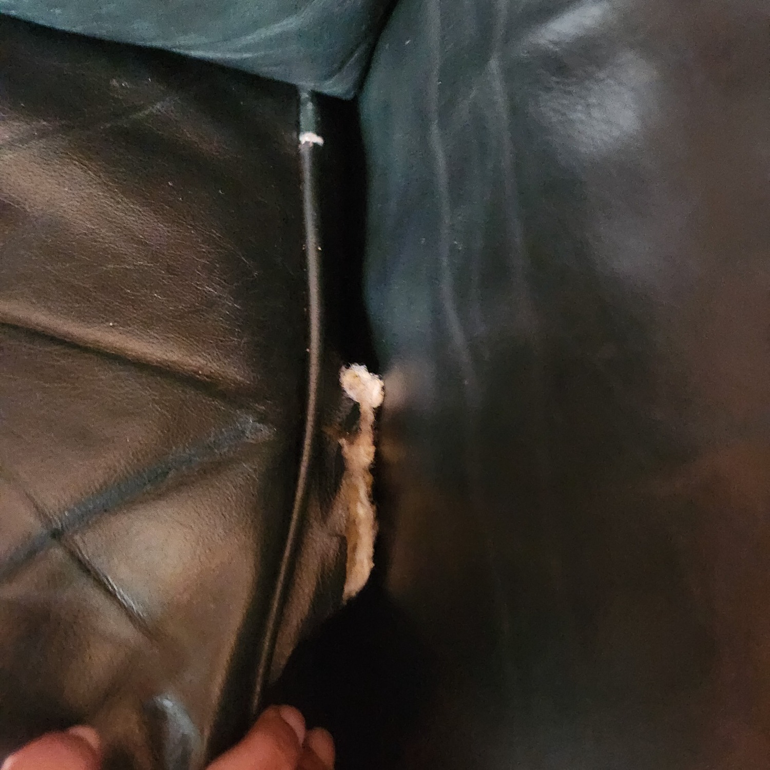 Lane Furniture Dark Green Wingback Recliner - image-6