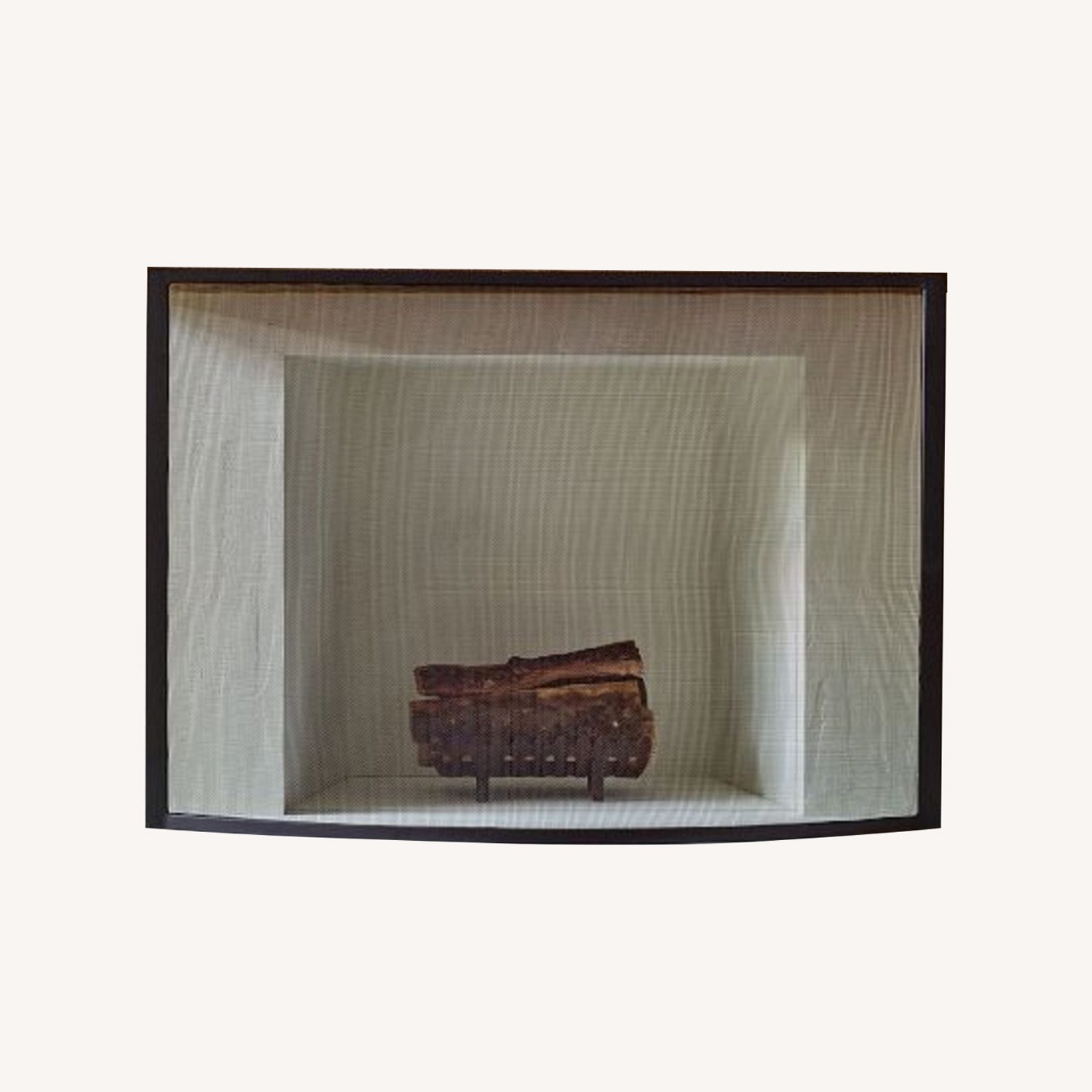 West Elm Thin Metal Fireplace Screen - image-0