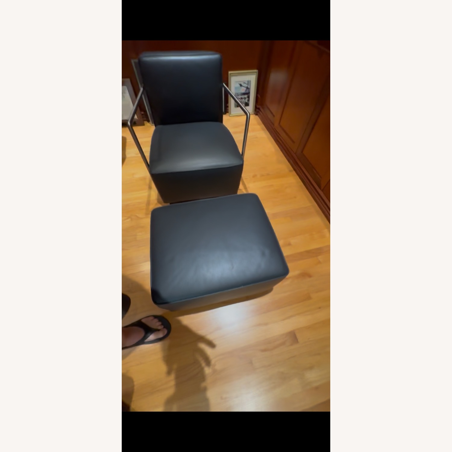 Flexform A.B.C. Armchair and Ottoman - image-4